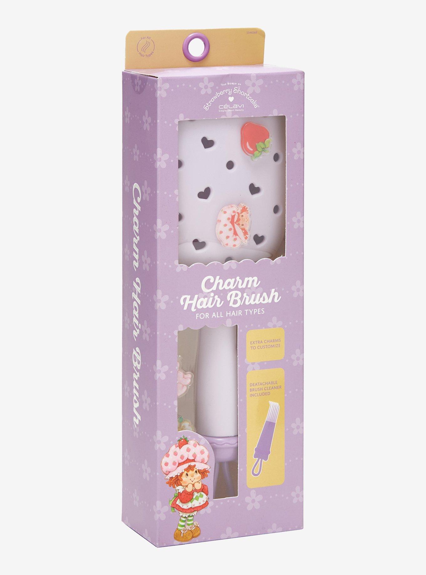 Celavi Strawberry Shortcake Charm Hair Brush, , alternate