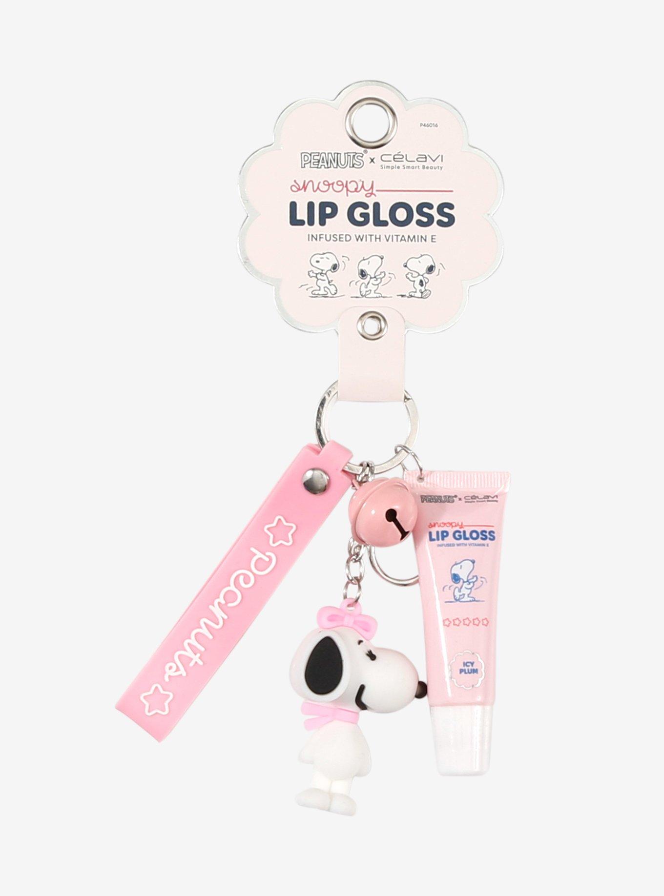 C&eacute;lavi Peanuts Snoopy & Belle Lip Gloss Keychain, , hi-res