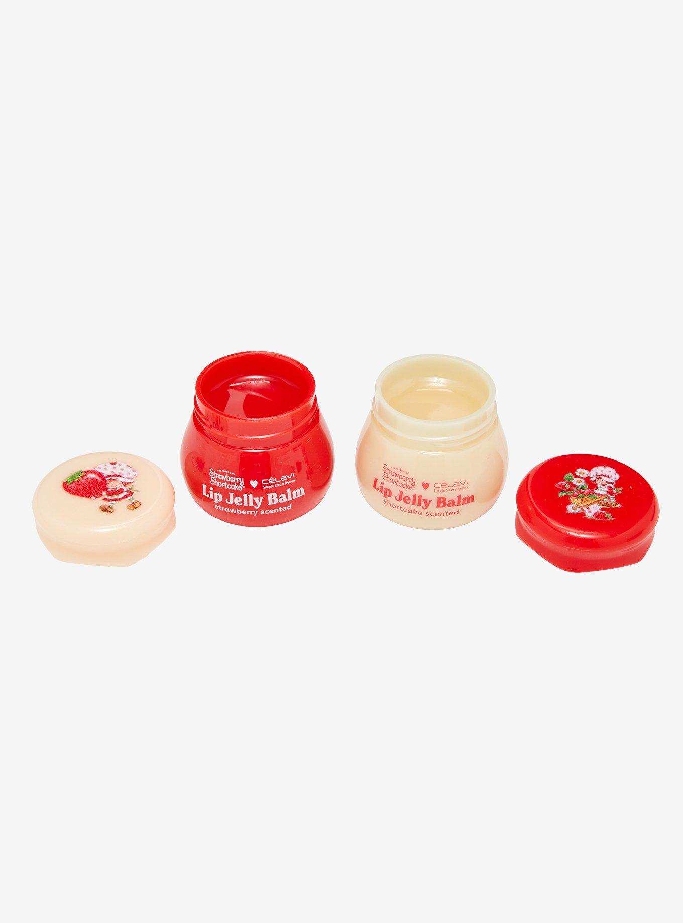 Celavi Strawberry Shortcake Jam Jar Lip Balm Set, , hi-res