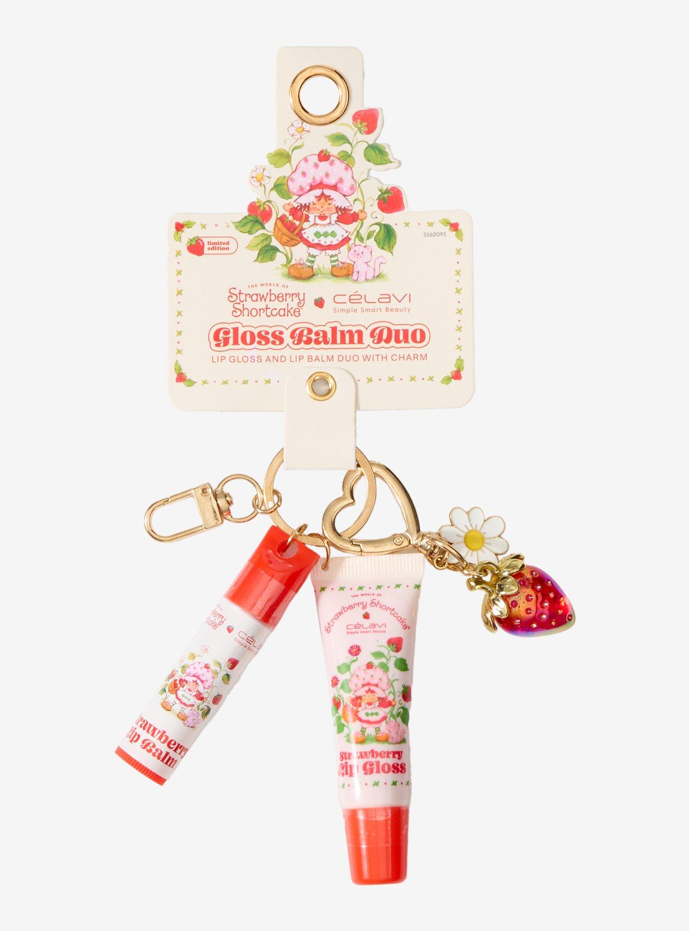 C&eacute;lavi Strawberry Shortcake Lip Gloss Keychain, , hi-res