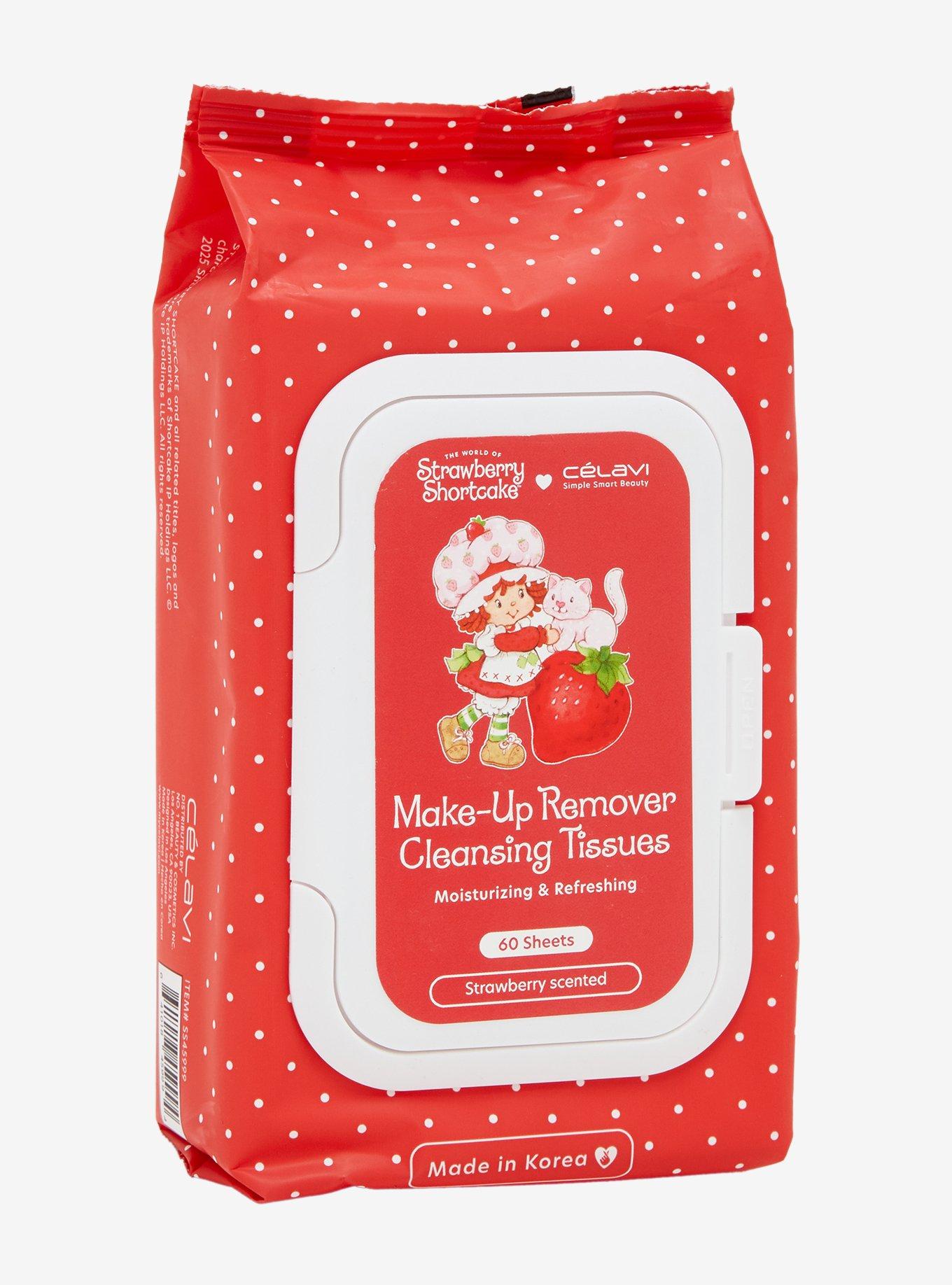 Celavi Strawberry Shortcake Make-Up Remover Wipes, , hi-res