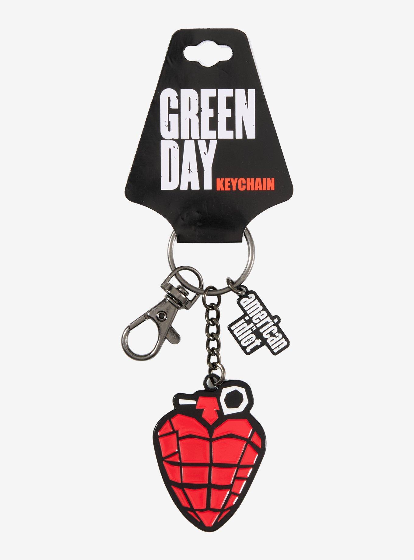 Green Day American Idiot Keychain, , hi-res