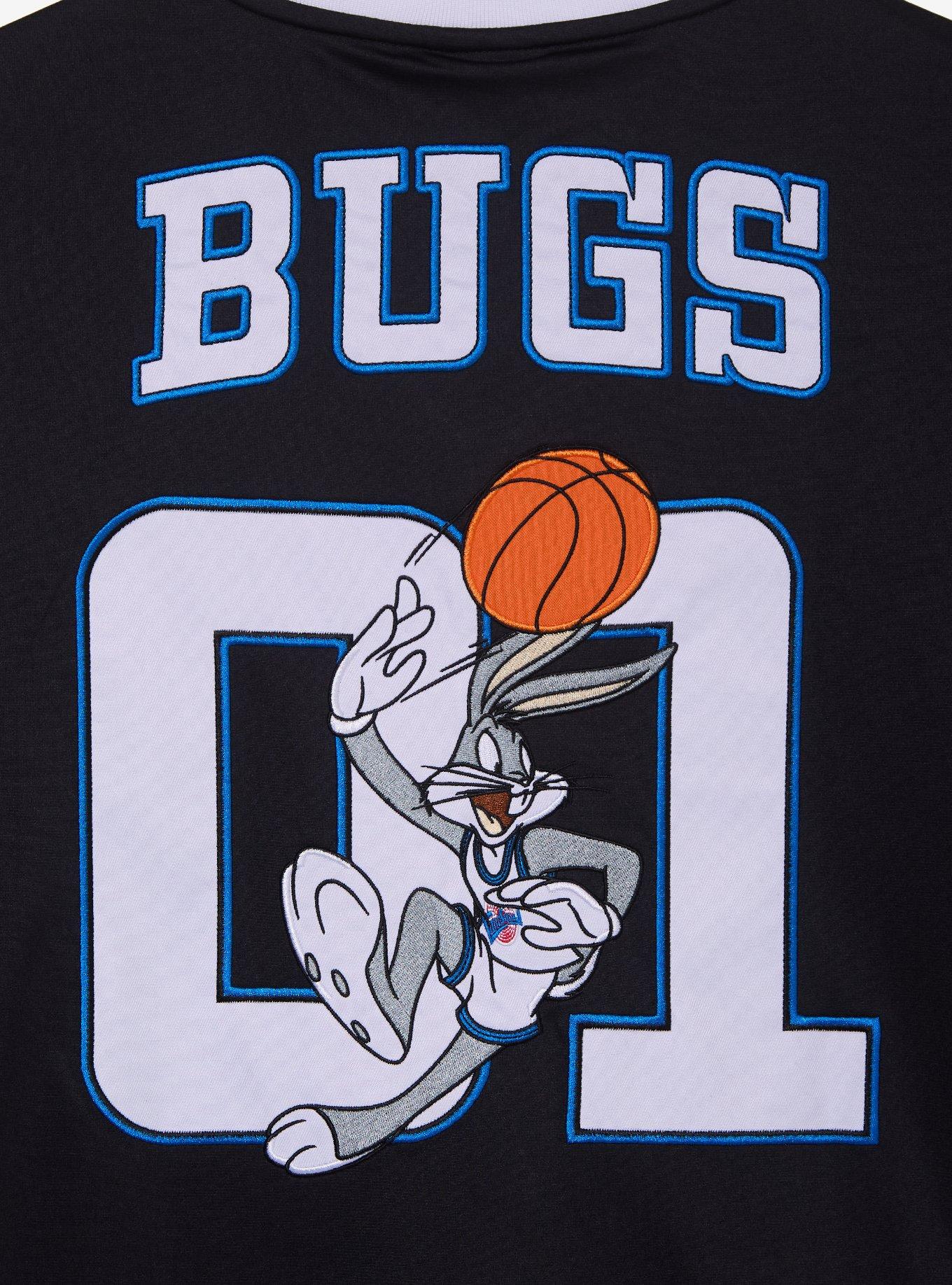 Space Jam Tune Squad Bugs Bunny Football Jersey - BoxLunch Exclusive, BLACK, alternate - view 4