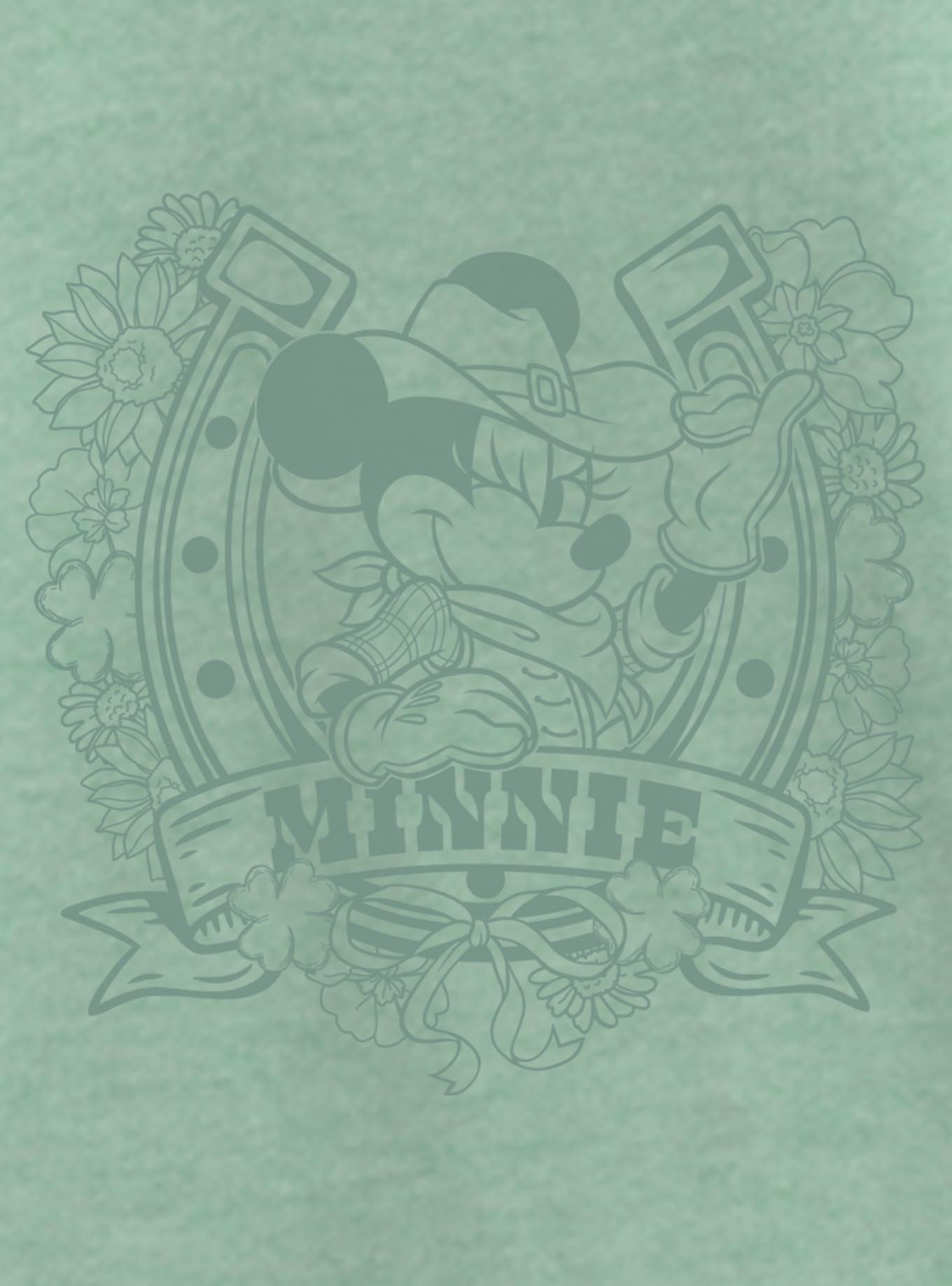 Disney Minnie Mouse Cowgirl Horseshoe Youth Girls T-Shirt, , hi-res