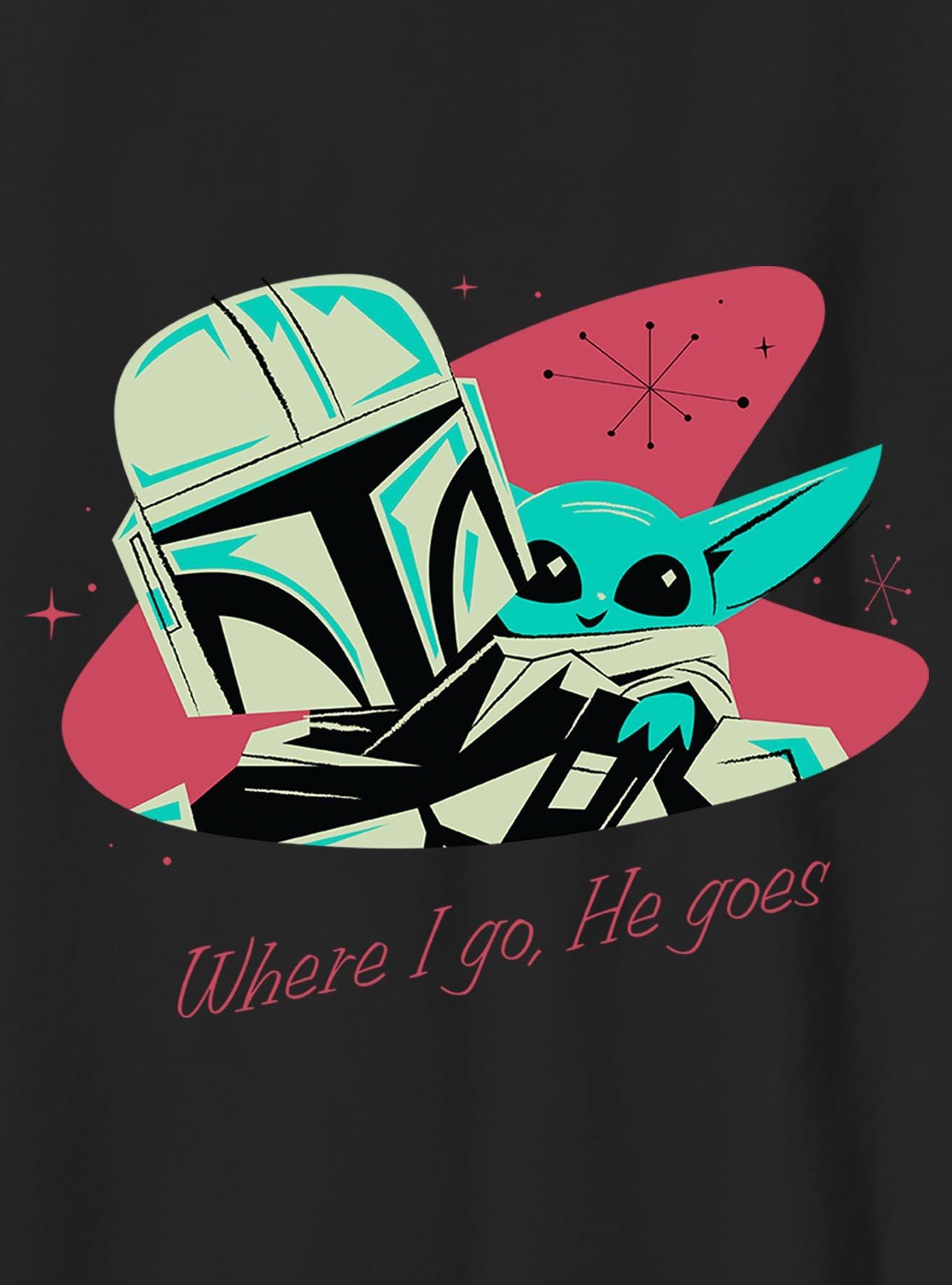 Star Wars Where We Go Mando & Grogu Youth T-Shirt, , hi-res