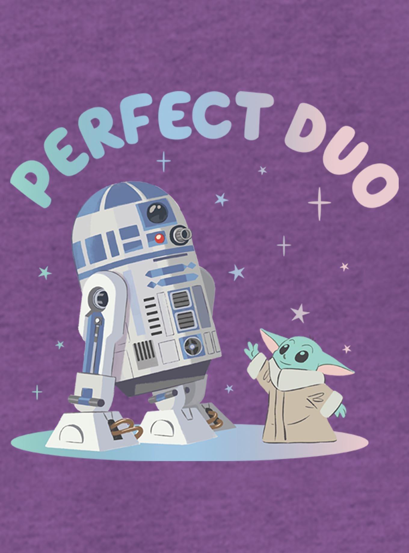 Star Wars The Mandalorian Perfect Duo R2D2 & Grogu Youth Girls T-Shirt, , hi-res