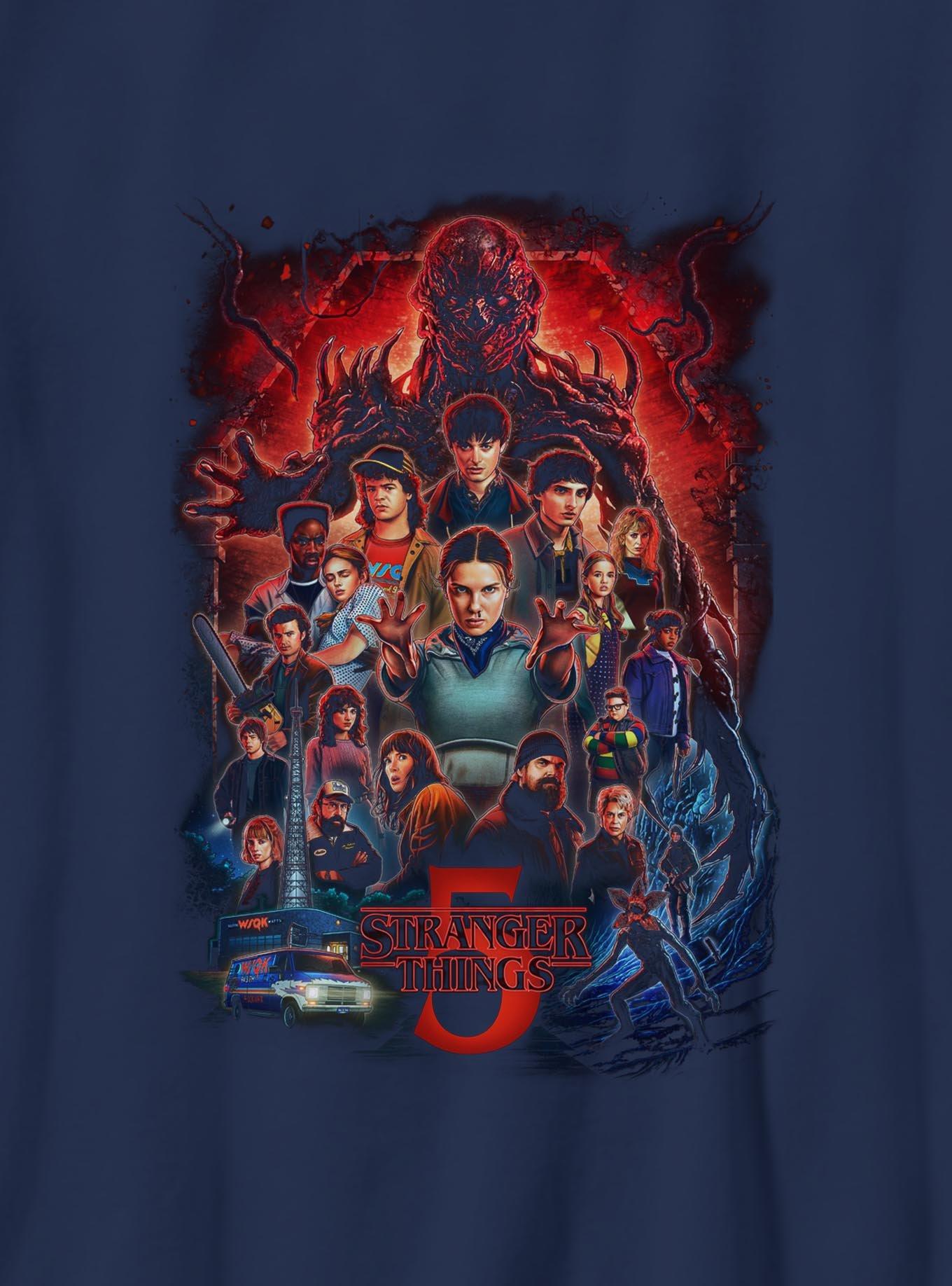 Stranger Things 5 Season Poster Youth T-Shirt, , hi-res