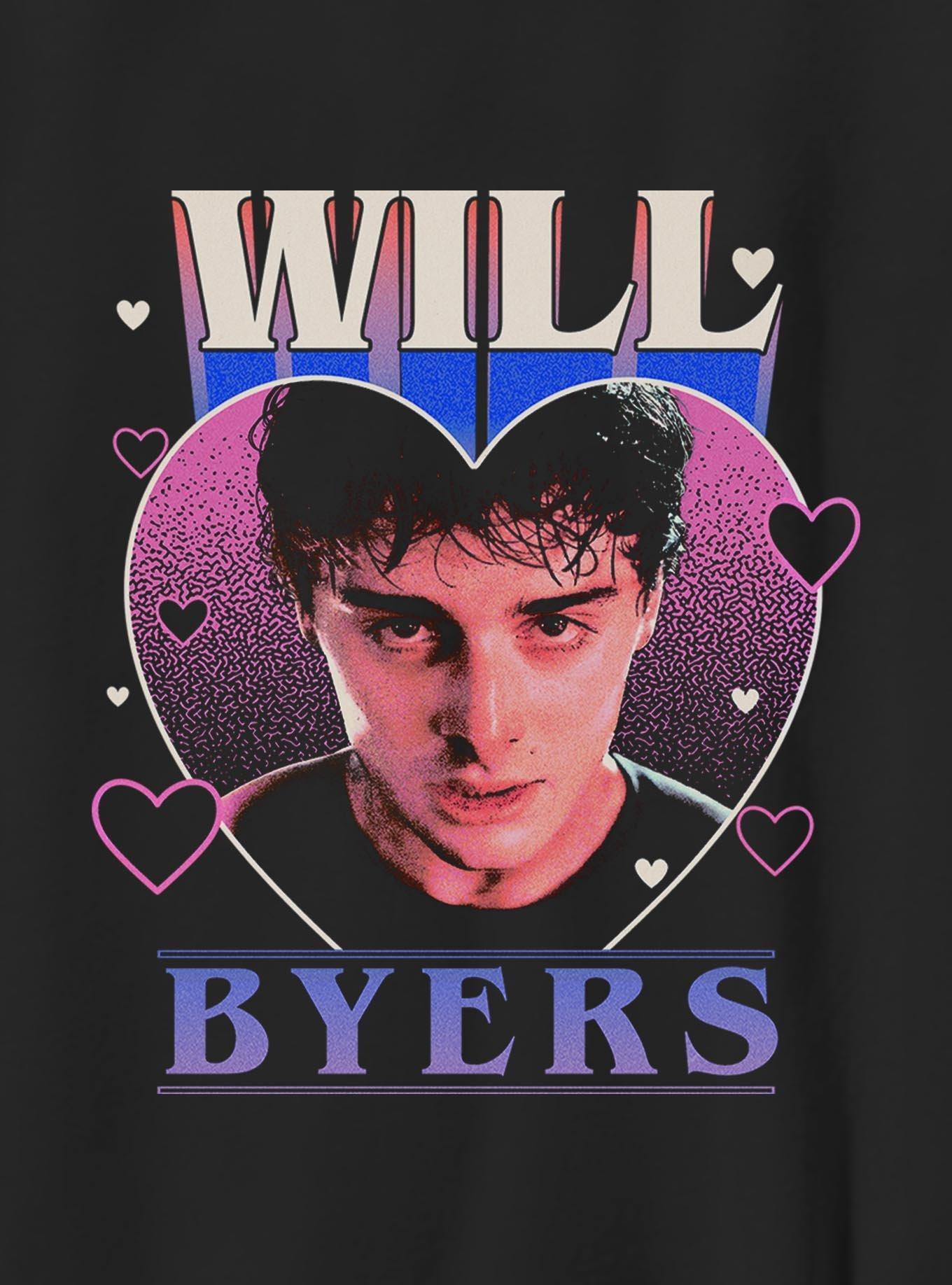 Stranger Things Will Byers Heart Youth T-Shirt, , hi-res