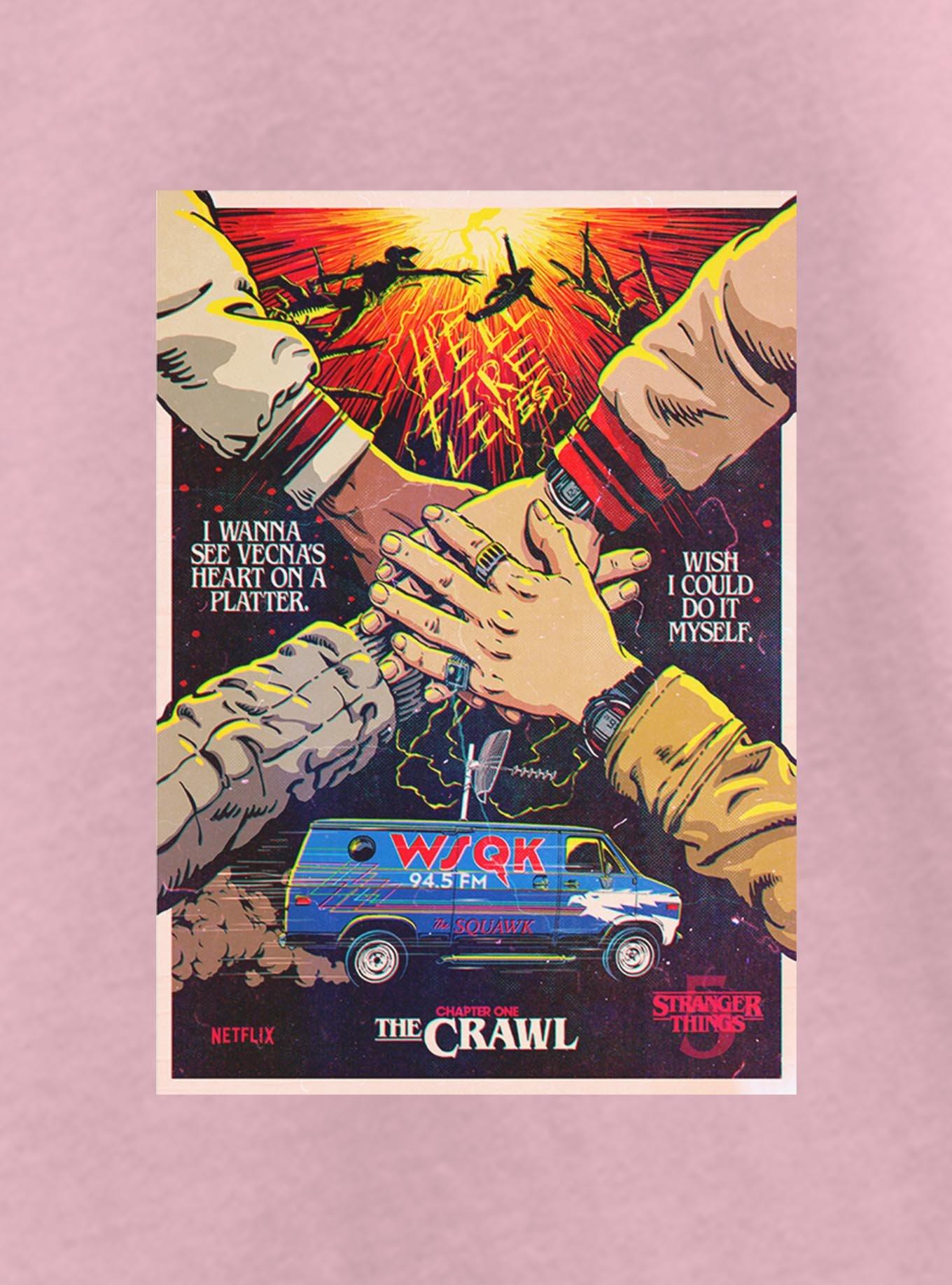 Stranger Things The Crawl Youth Girls T-Shirt, , hi-res