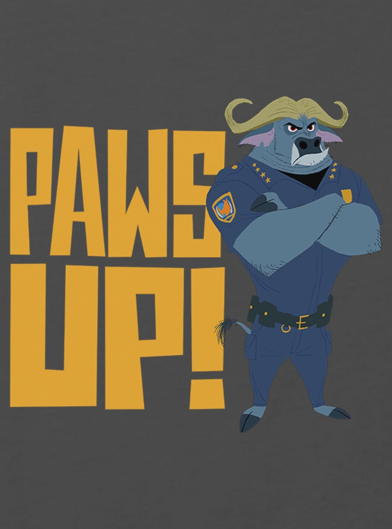 Disney Zootopia Paws Up Youth Girls Boxy Crop T-Shirt, , hi-res