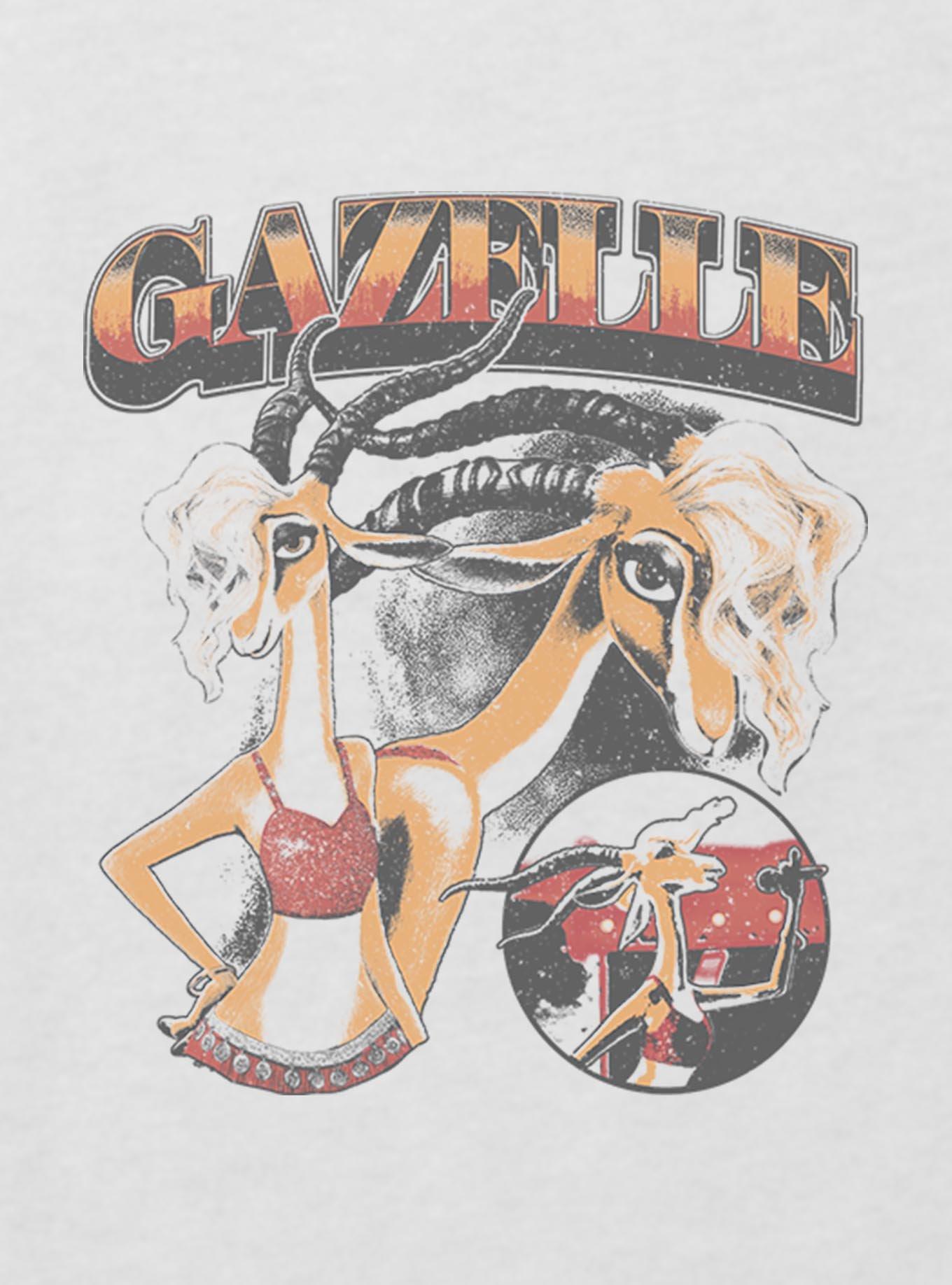 Disney Zootopia Gazellegant Youth Girls Boxy Crop T-Shirt