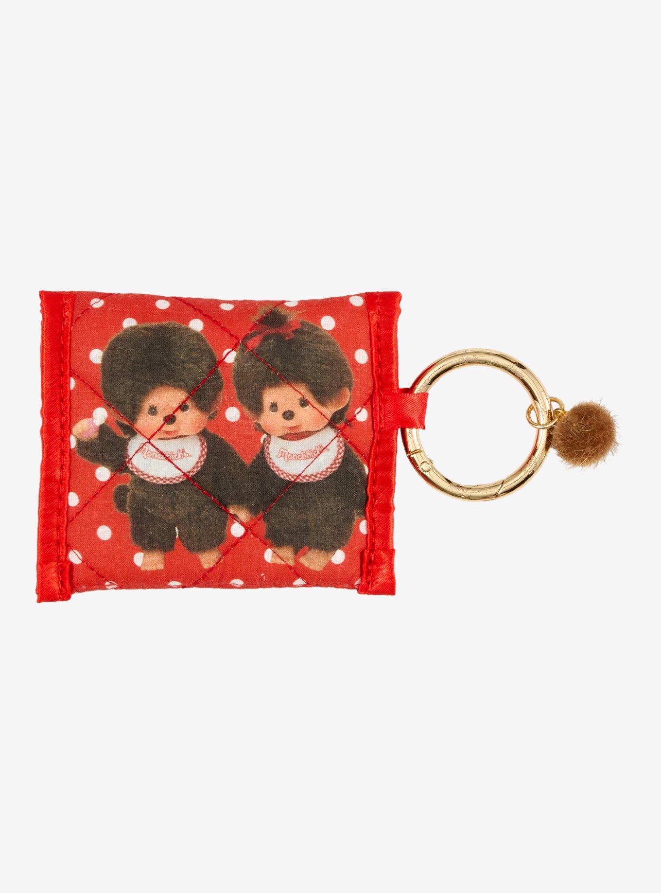 Monchhichi Polka Dot Earbud Pouch, , alternate