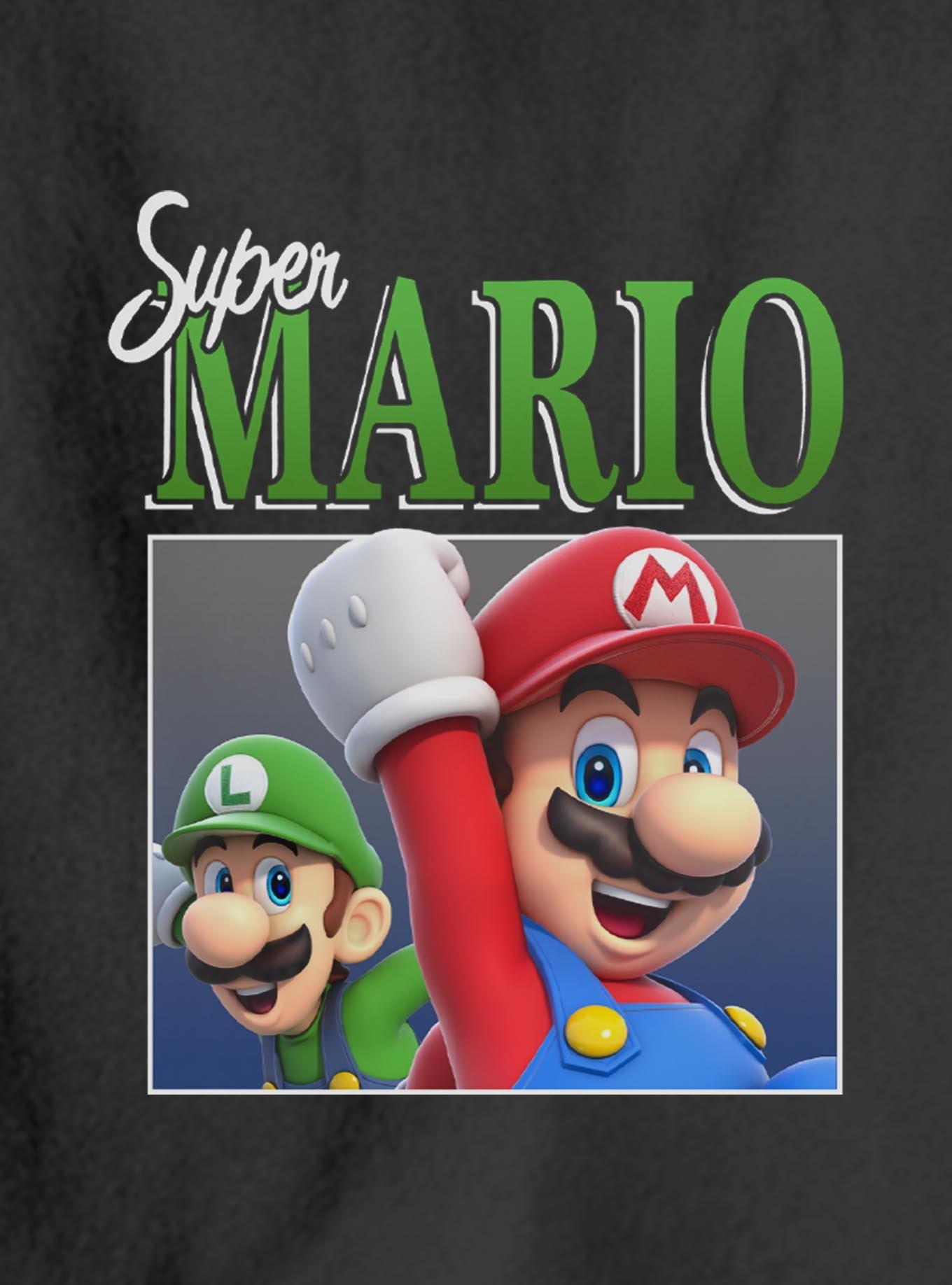 Nintendo Super Mario Luigi & Mario Cheer Youth Hoodie, , hi-res