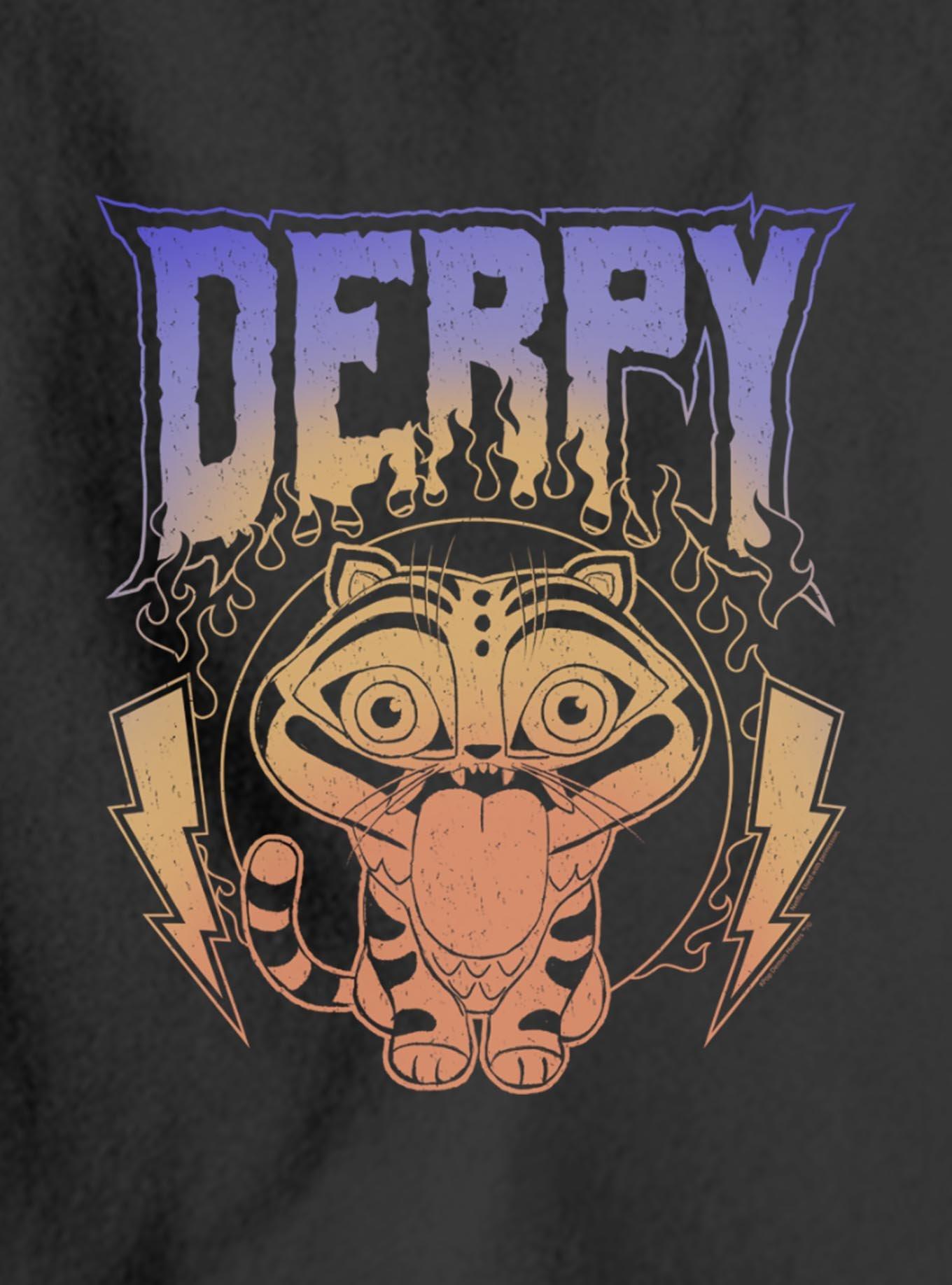 KPop Demon Hunters Derpy Tiger Retro Metal Youth Hoodie, , hi-res