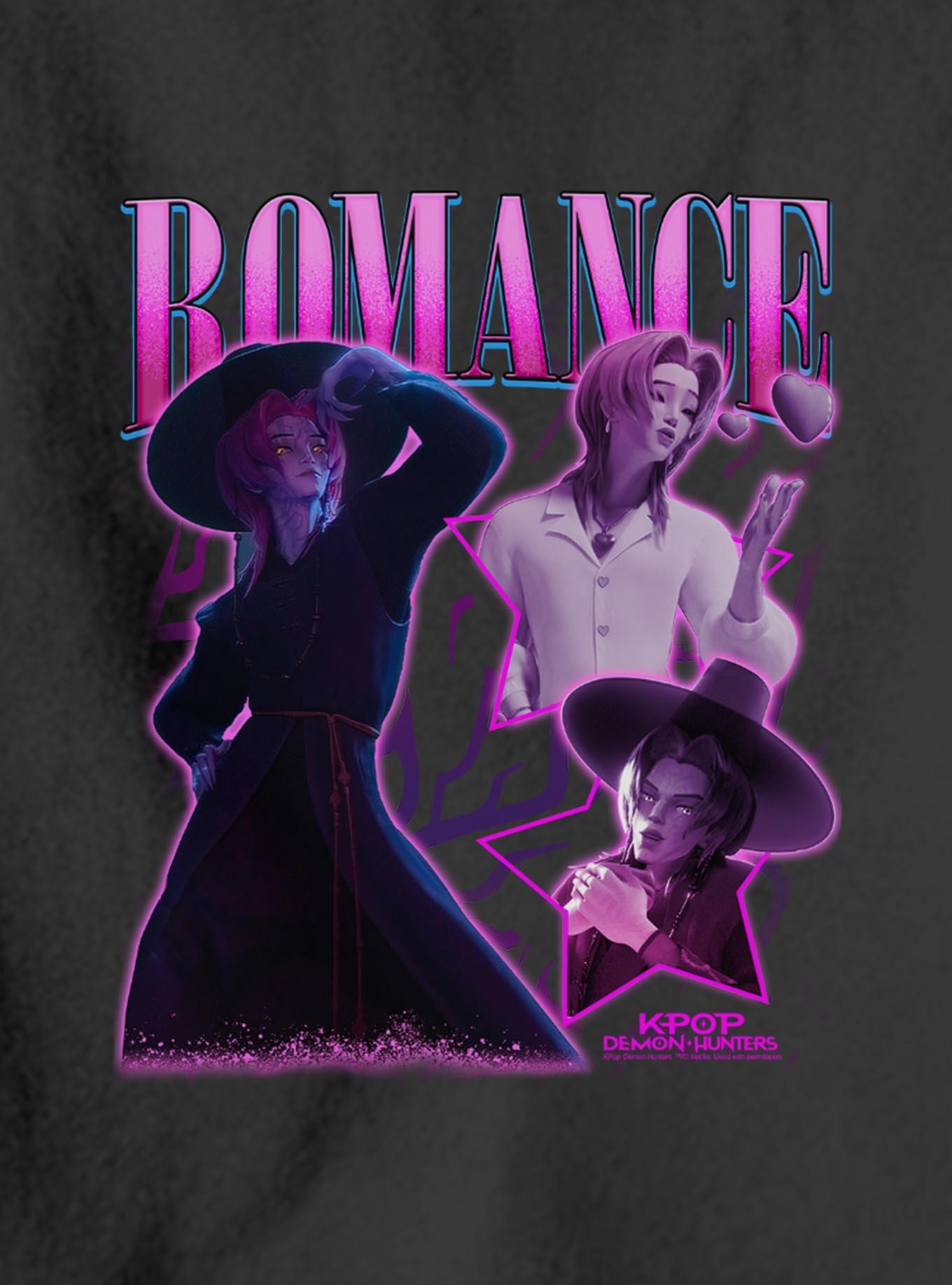 KPop Demon Hunters Saja Boys Romance Collage Youth Hoodie, , hi-res
