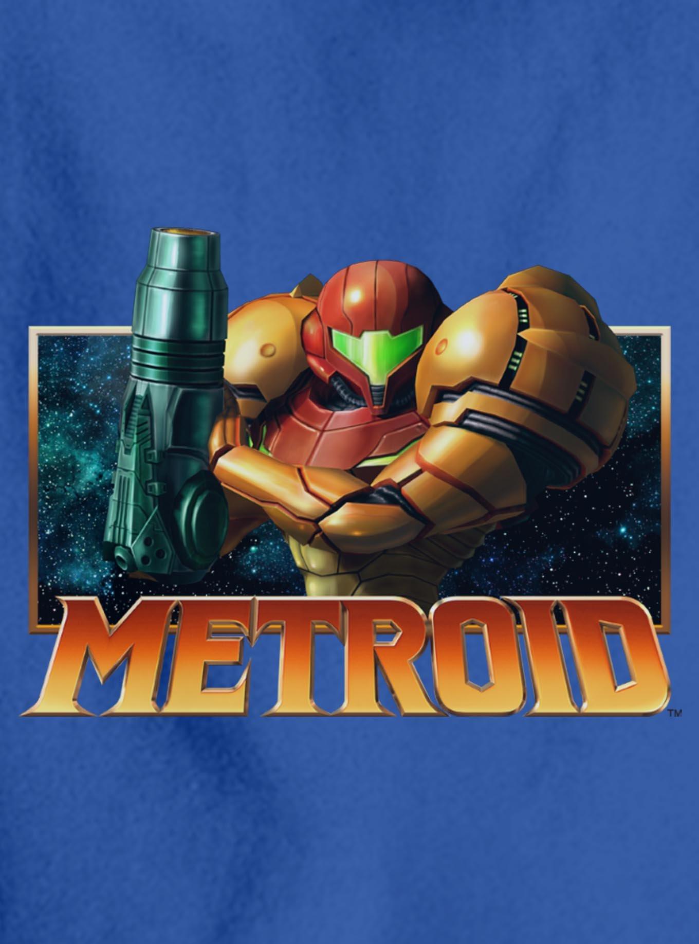Nintendo Metroid Samus Badge Youth Hoodie, , hi-res