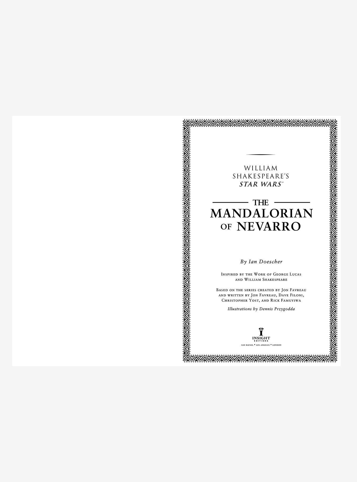 William Shakespeare's Star Wars: The Mandalorian Of Nevarro: Part The First Book, , hi-res