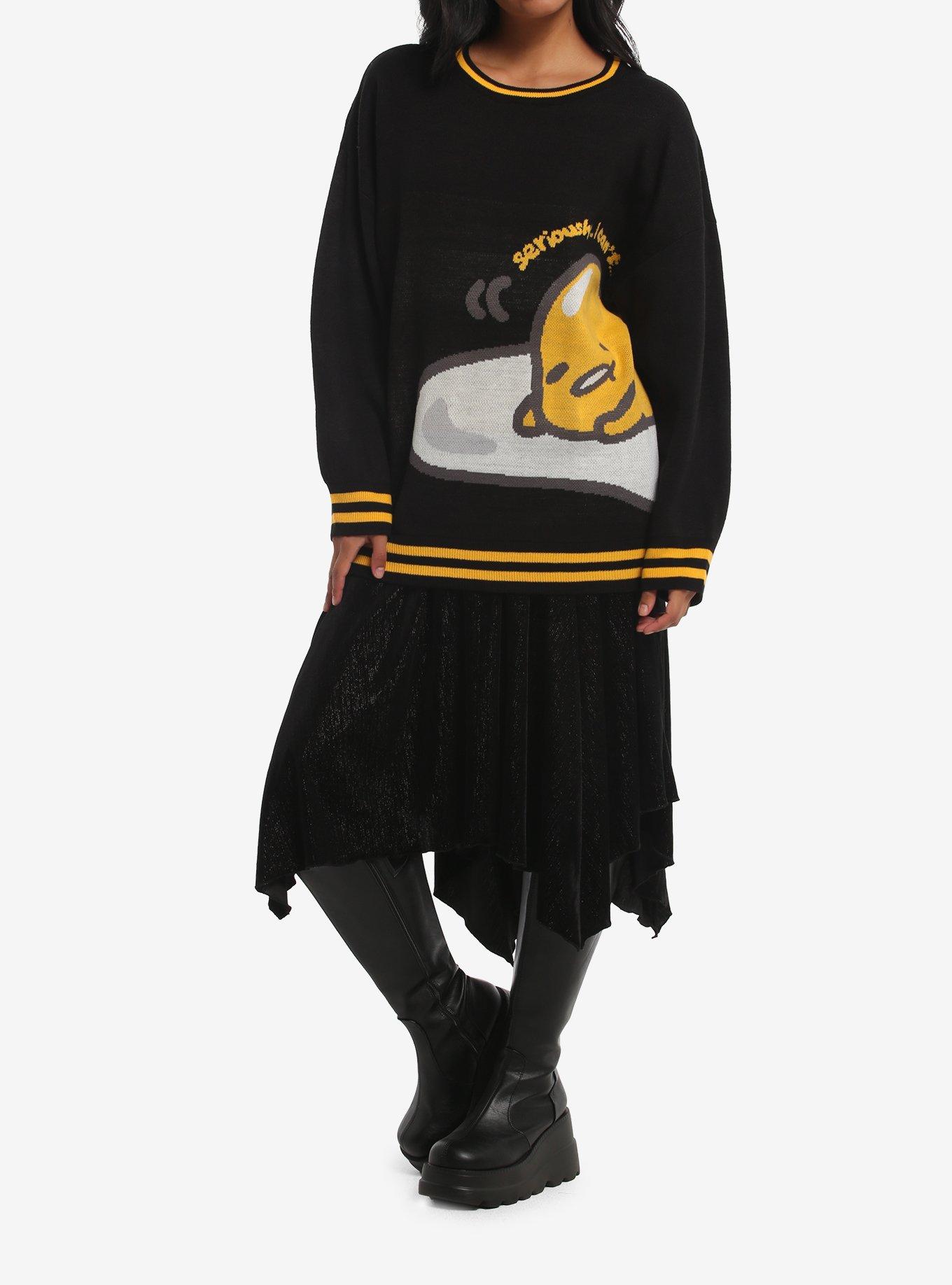 Gudetama Jumbo Knit Girls Oversized Sweater, MULTI, alternate - view 3