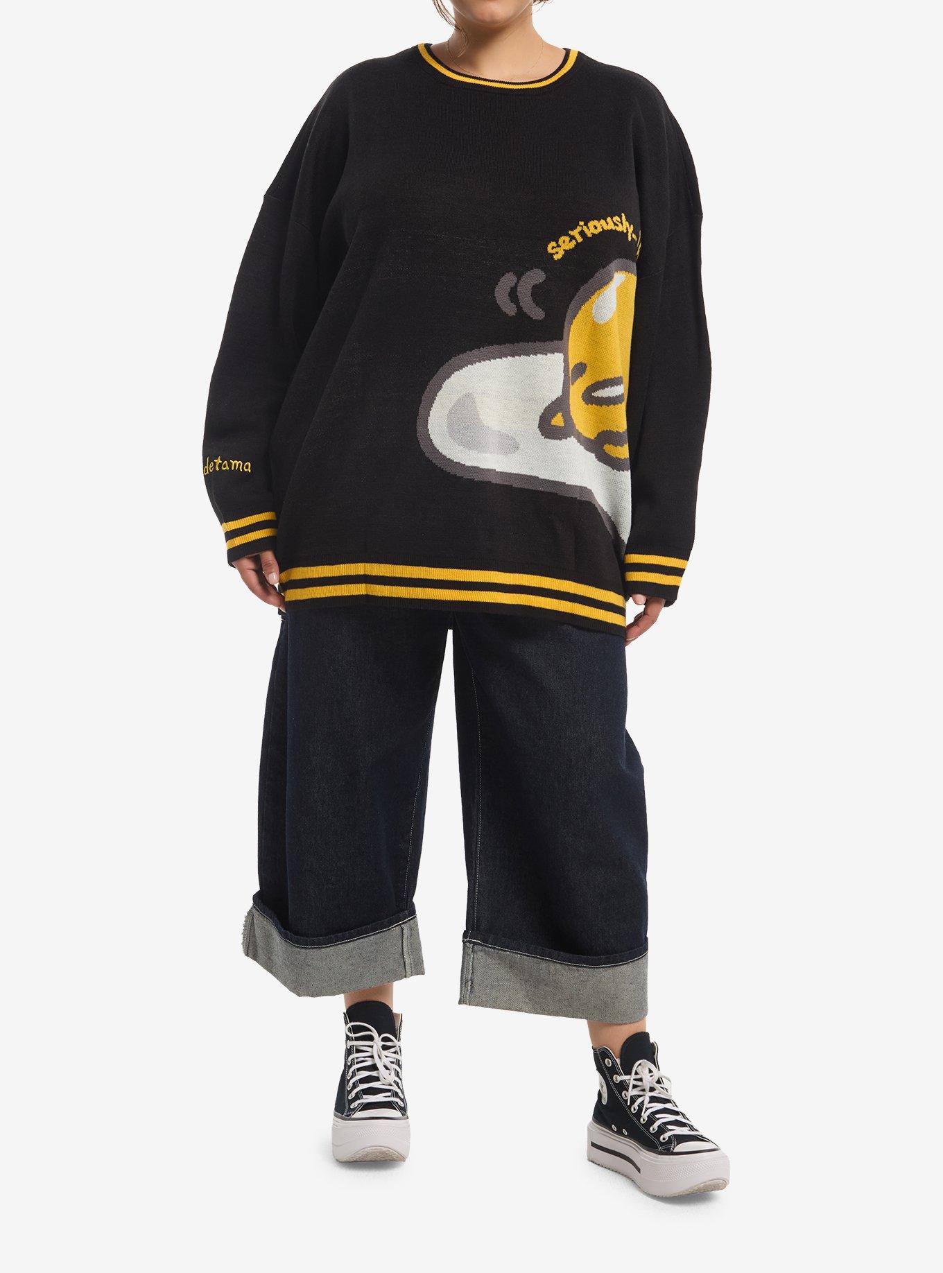 Gudetama Jumbo Knit Girls Oversized Sweater Plus Size, MULTI, alternate - view 3