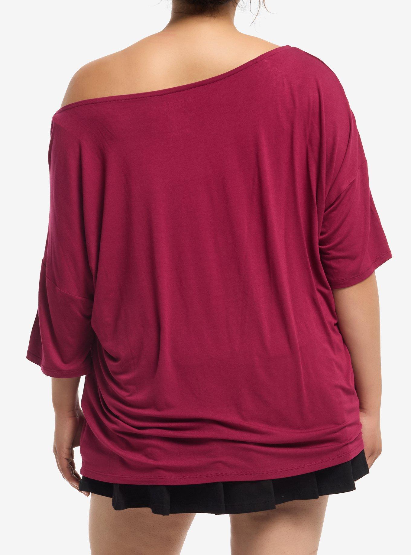 The Hunger Games: Sunrise On The Reaping Lenore Dove Girls Off-Shoulder Top Plus Size, SILVER, alternate - view 3