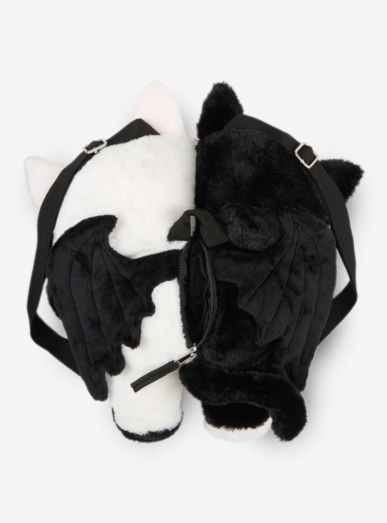 Conjoined Winged Cat Plush Backpack, , alternate - view 3
