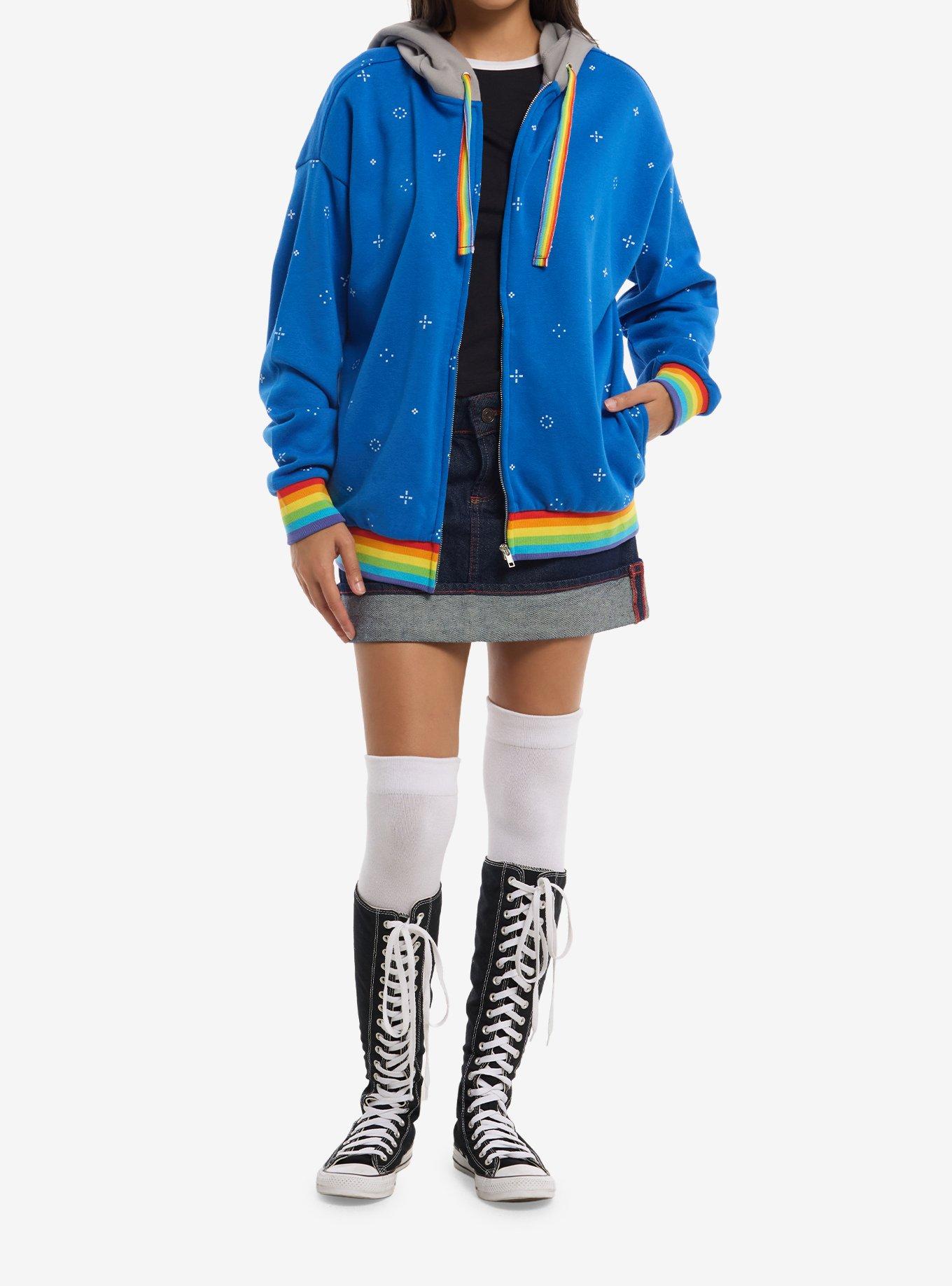 Nyan Cat Plush Ears Girls Hoodie, MULTI, alternate - view 3