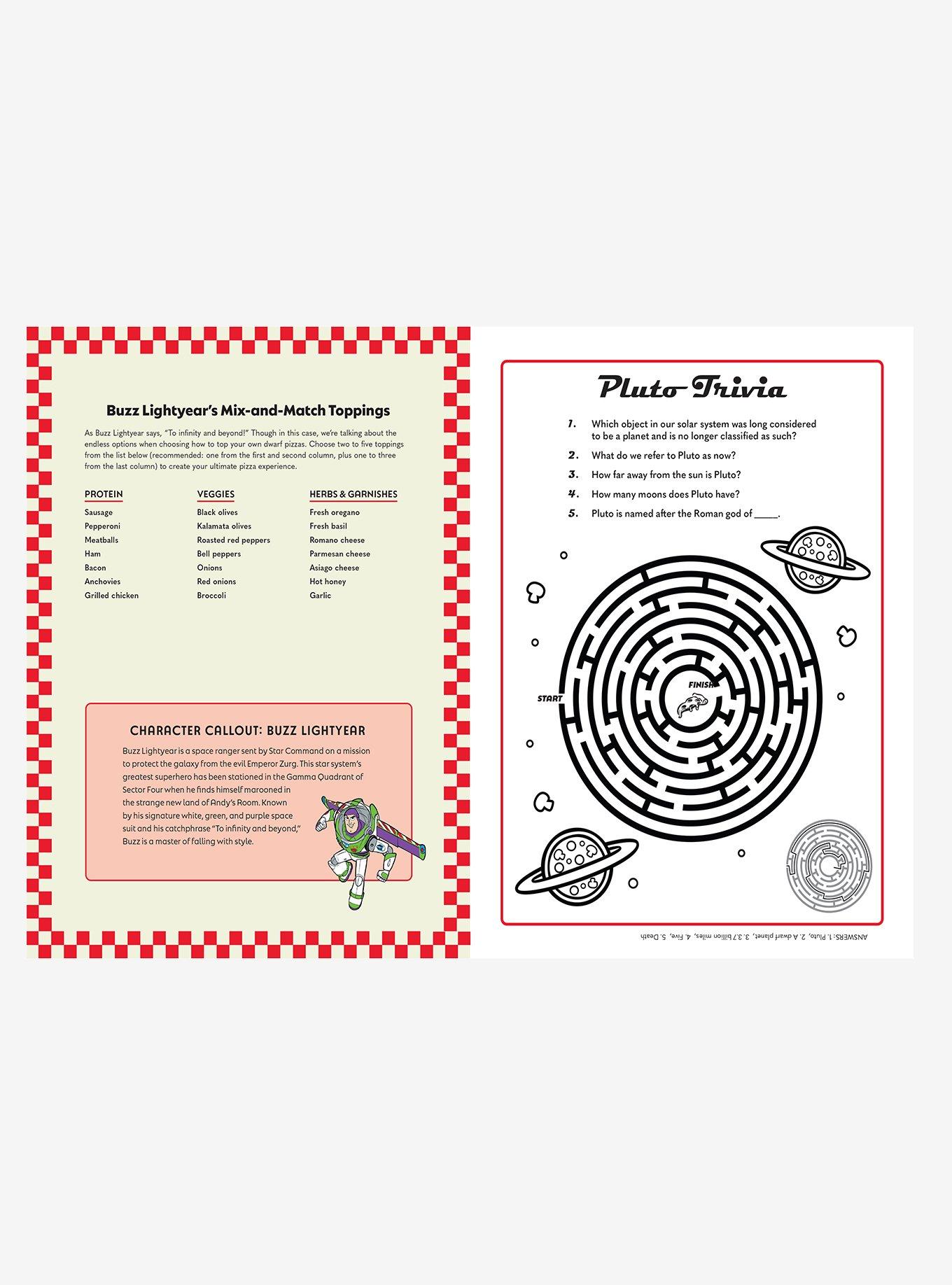 Disney Pixar Toy Story The Pizza Planet Cookbook, , alternate - view 5