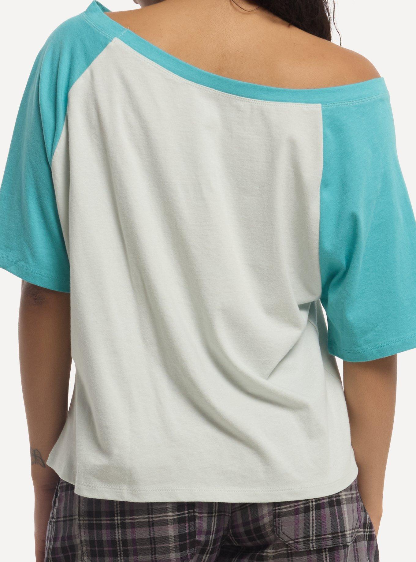 Studio Ghibli&reg; Spirited Away Haku Girls Off-Shoulder Raglan T-Shirt, MULTI, alternate - view 3