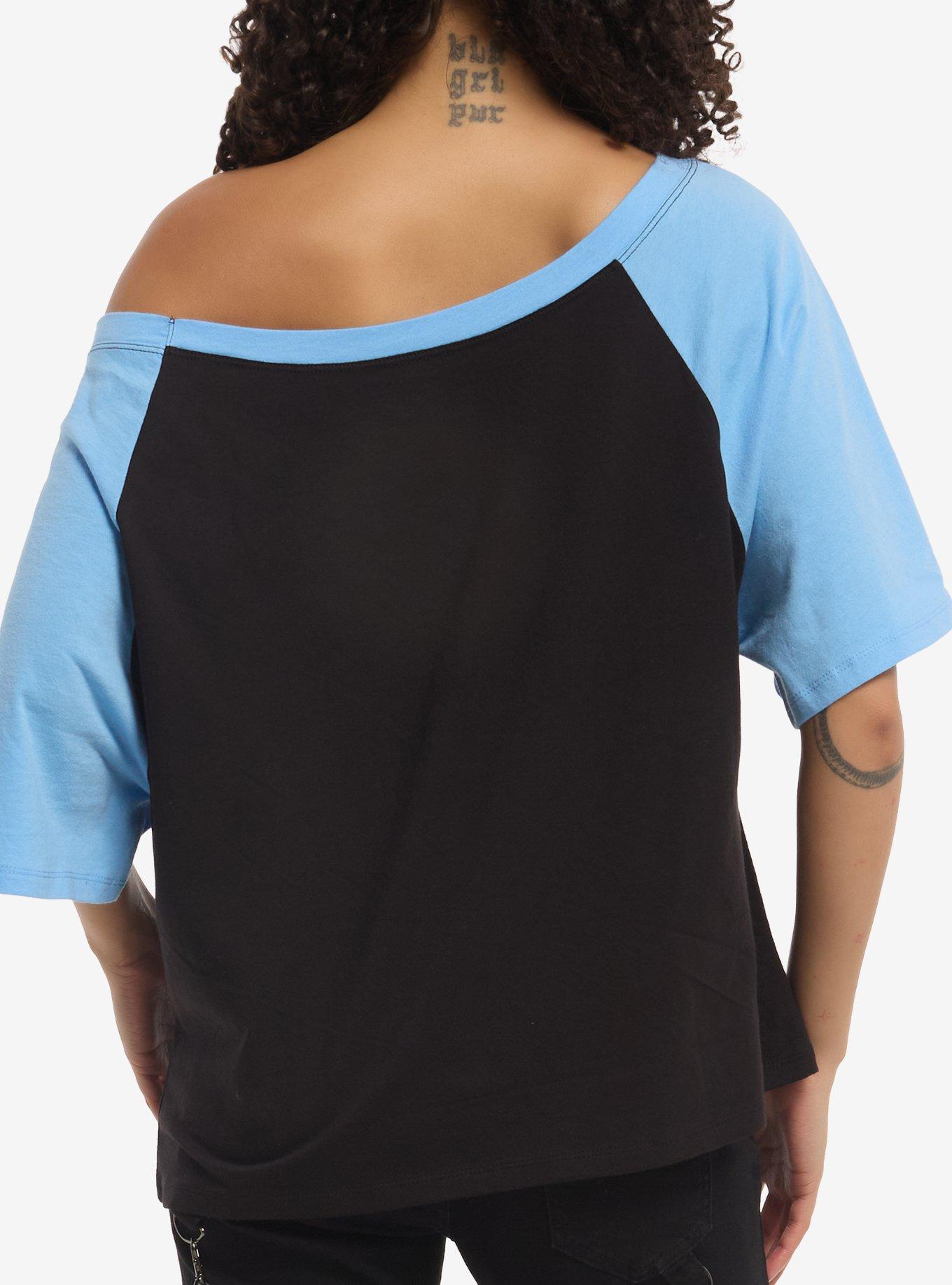 Marvel Rivals Jeff The Land Shark Girls Off-Shoulder T-Shirt, MULTI, alternate - view 3