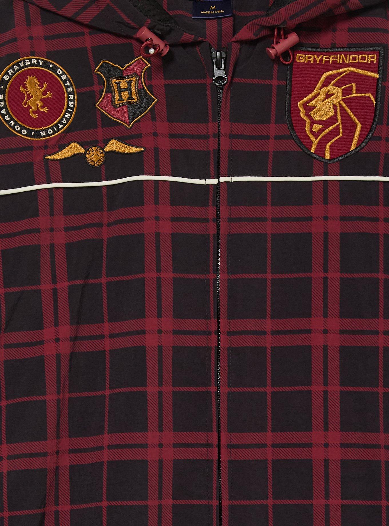Harry Potter Gryffindor Plaid Windbreaker - BoxLunch Exclusive