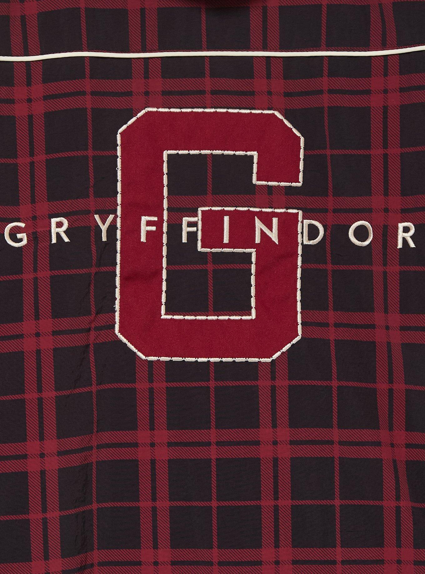 Harry Potter Gryffindor Plaid Windbreaker - BoxLunch Exclusive, RED, alternate - view 4