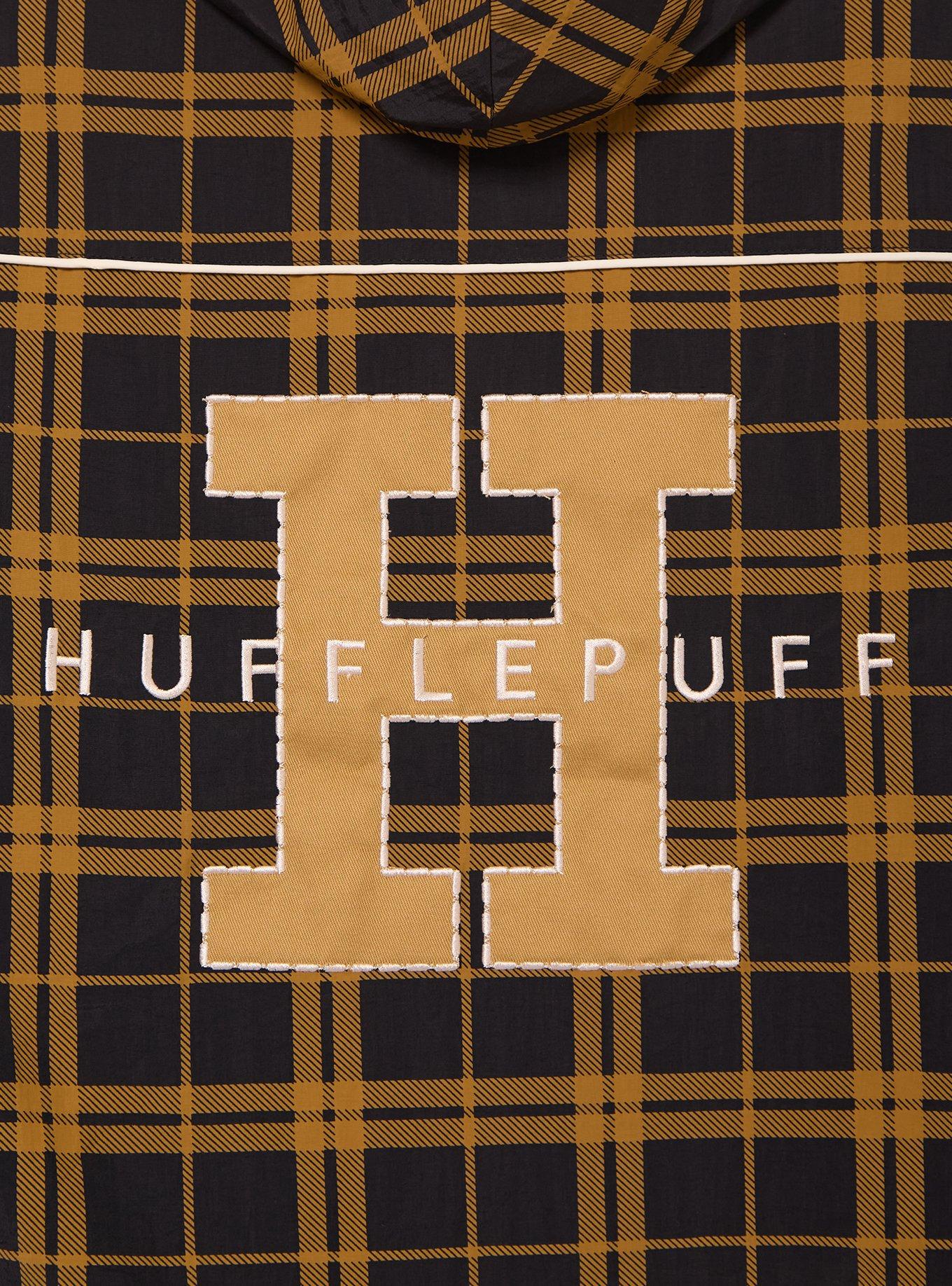 Harry Potter Hufflepuff Hogwarts House Plaid Windbreaker - BoxLunch Exclusive, , alternate - view 4