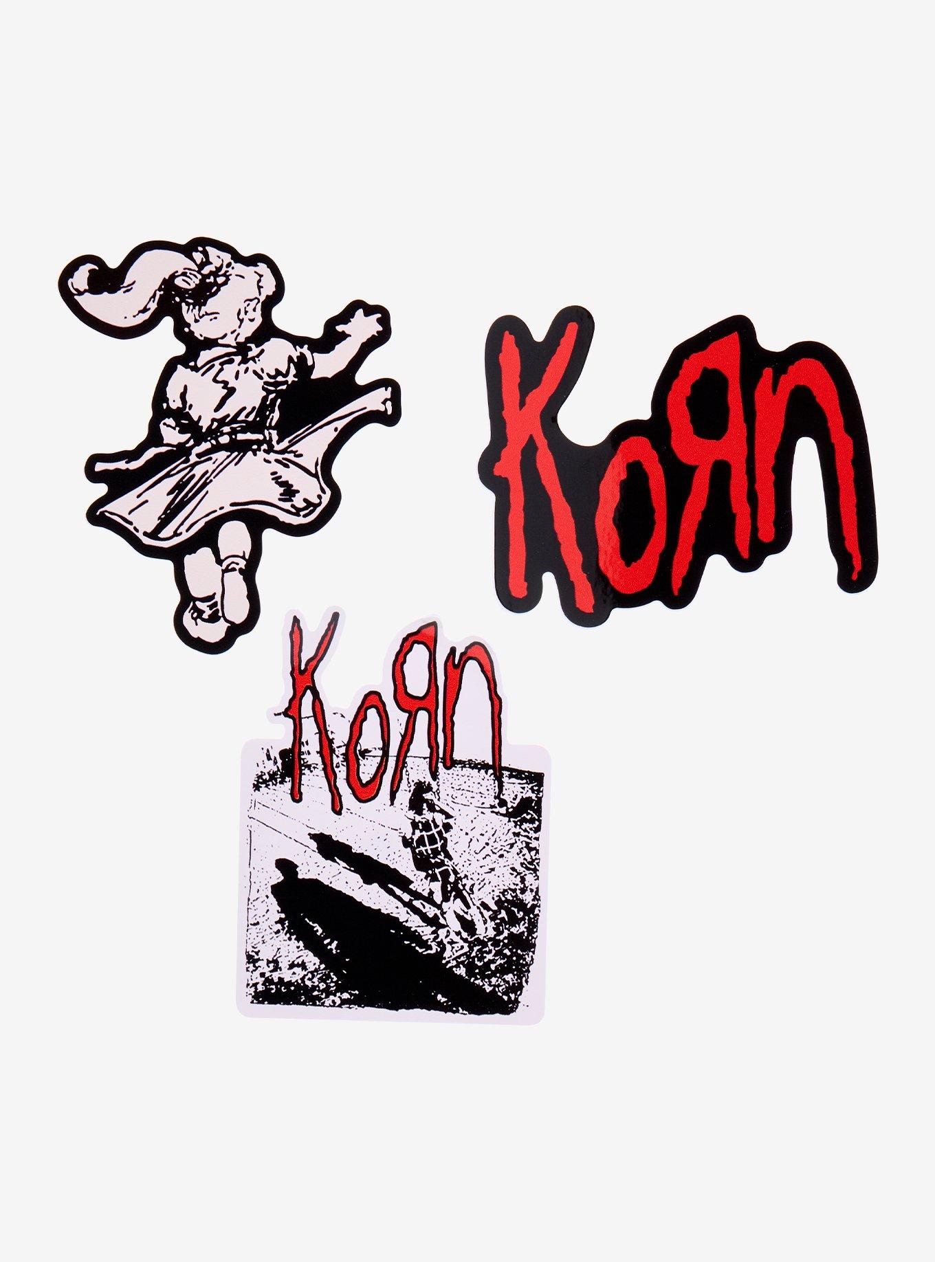 Korn Logo Sticker Set, , hi-res