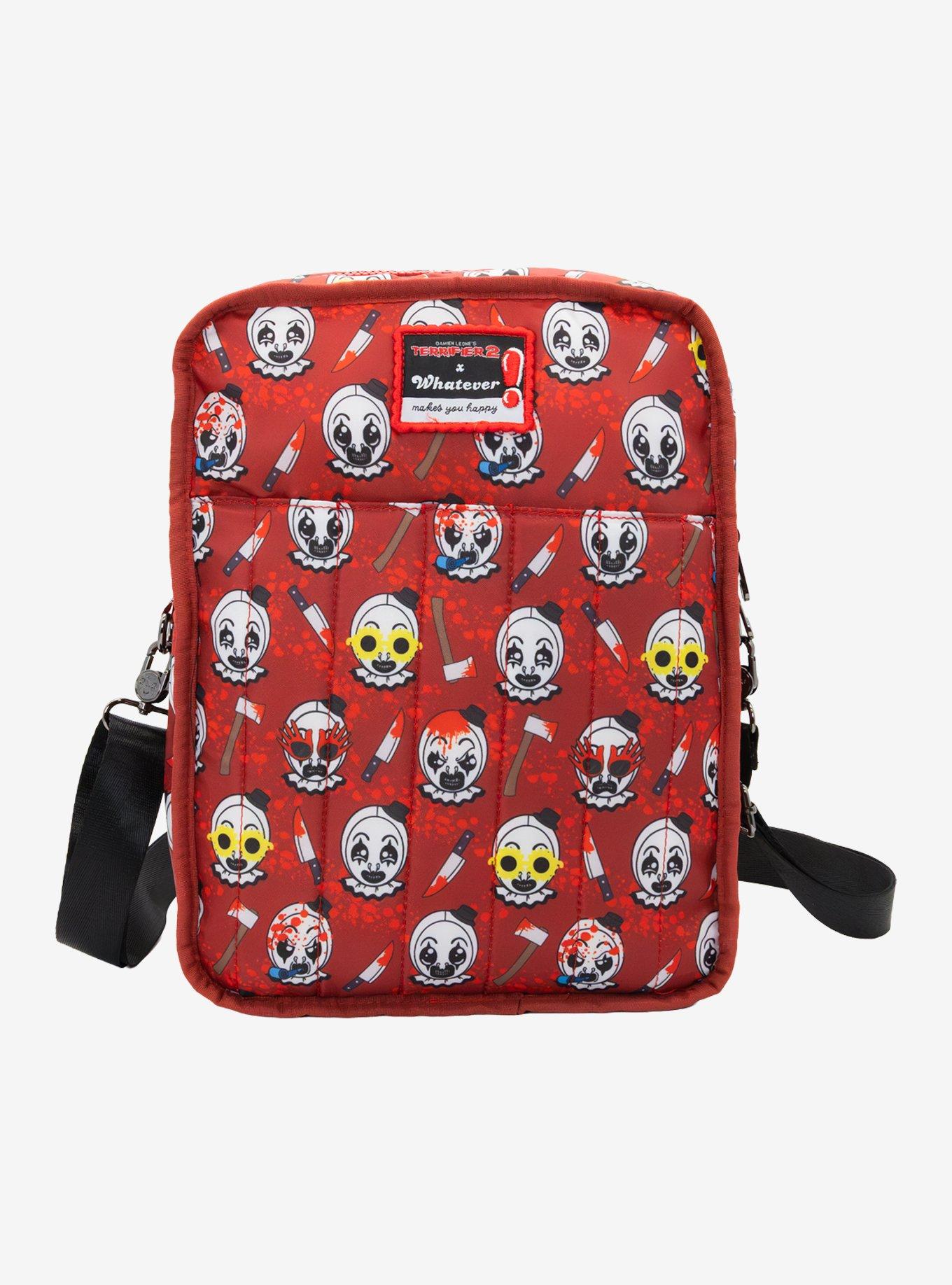 Whatever! Makes You Happy x Terrifier 2 Art the Clown Reversible Crossbody Bag, , alternate - view 4