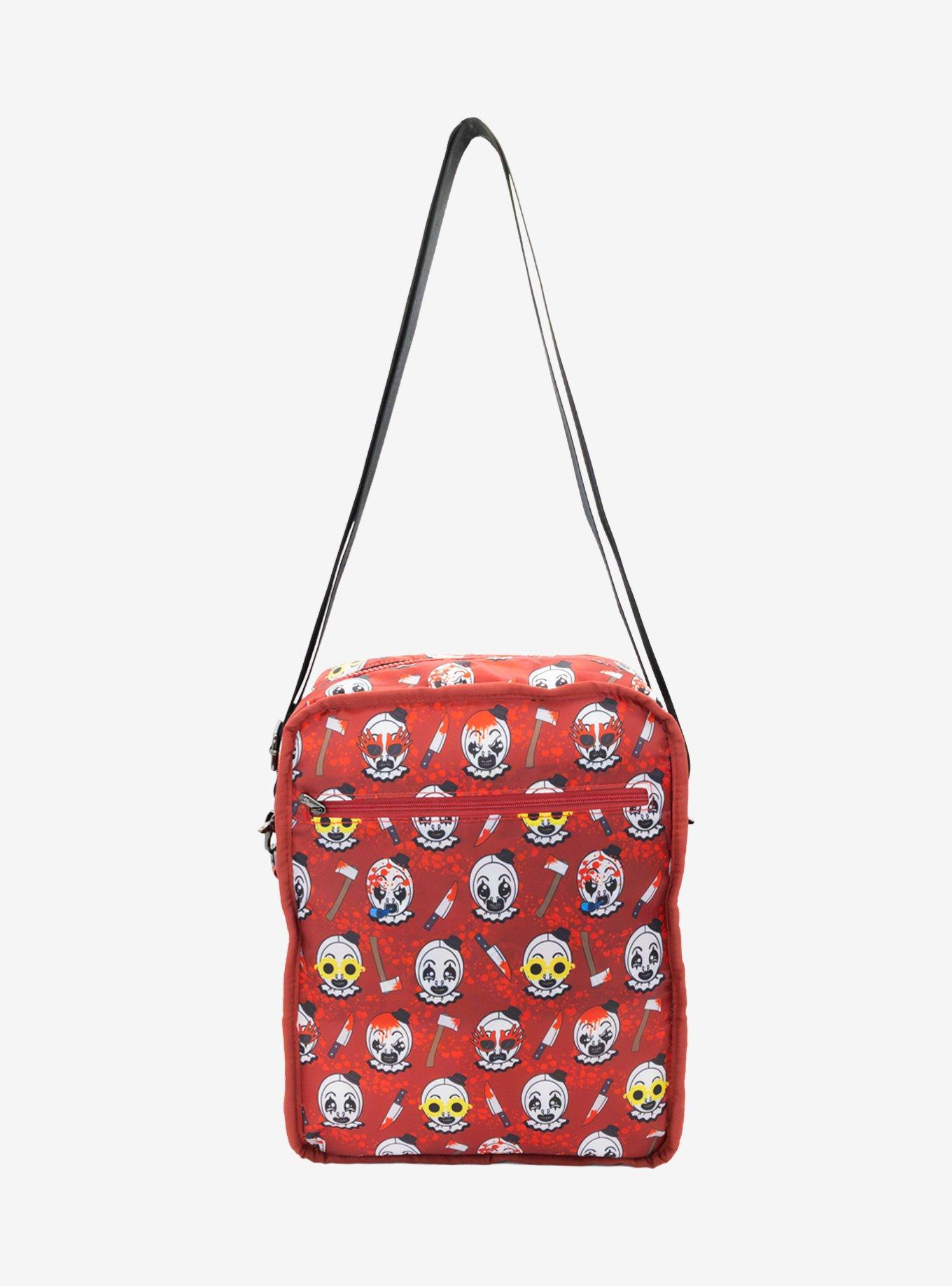 Whatever! Makes You Happy x Terrifier 2 Art the Clown Reversible Crossbody Bag, , alternate - view 5