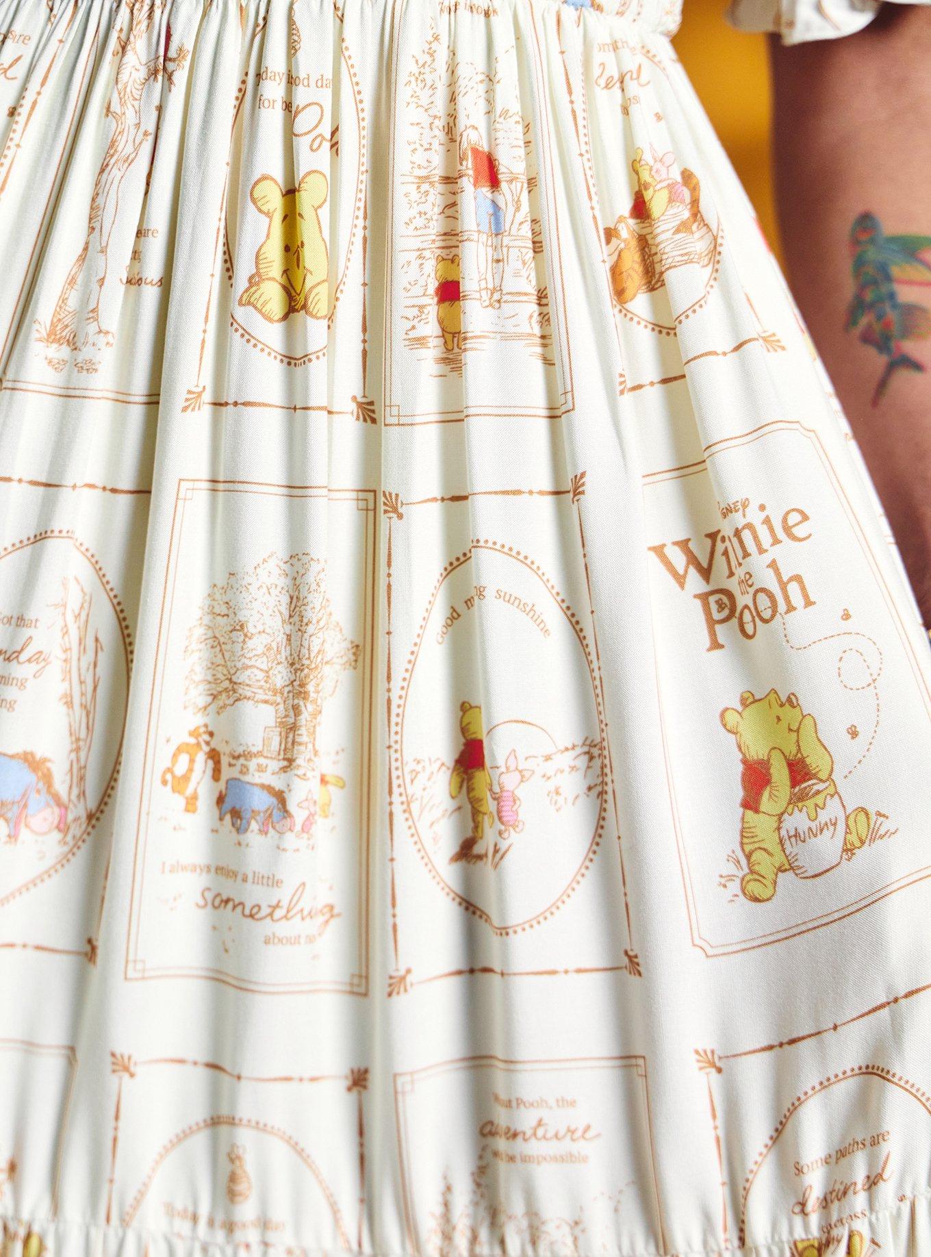 Her Universe Disney Winnie The Pooh Portrait Tiered Maxi Dress, MULTI, alternate - view 4