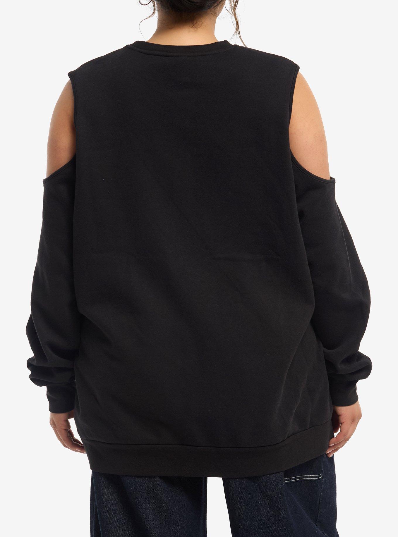 A Court Of Thorns And Roses Velaris Girls Cold-Shoulder Sweatshirt Plus Size, MULTI, alternate - view 3