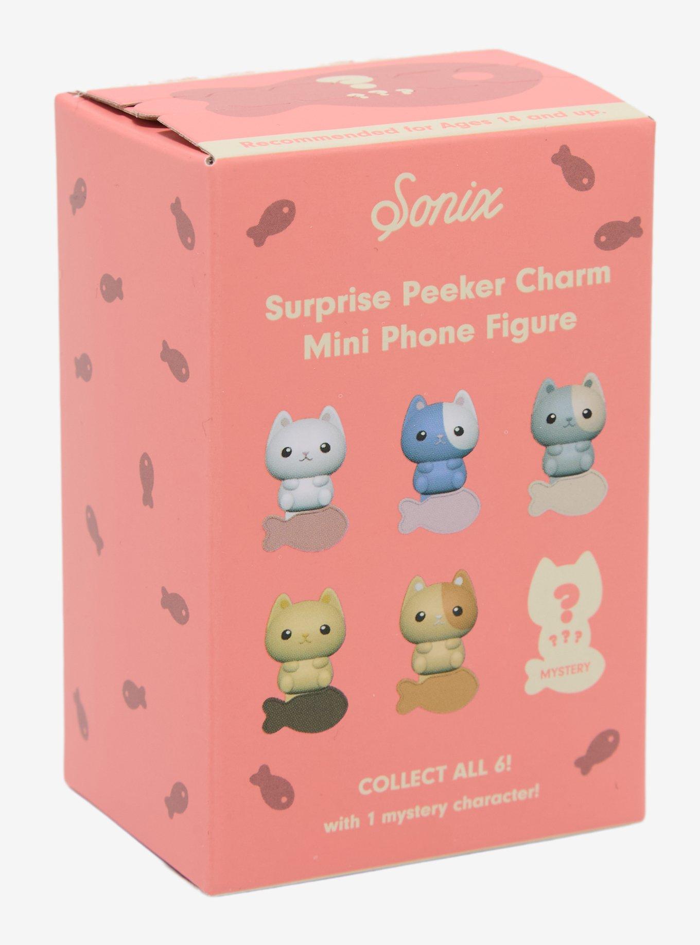 Sonix Kittens Blind Box Phone Peeker Charm, , alternate - view 4