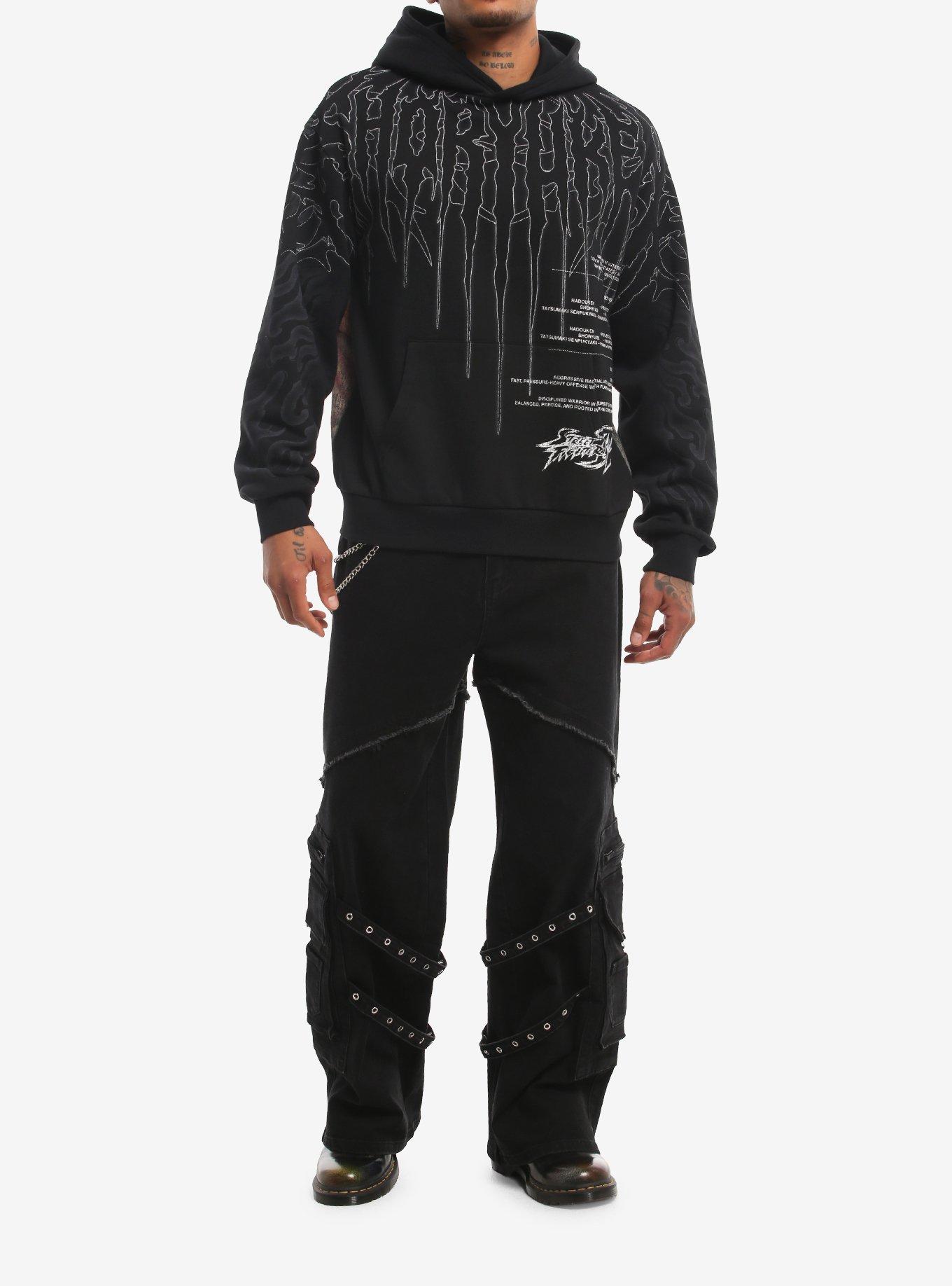 CVLA X Street Fighter Ryu & Ken Hoodie, BLACK, alternate - view 3