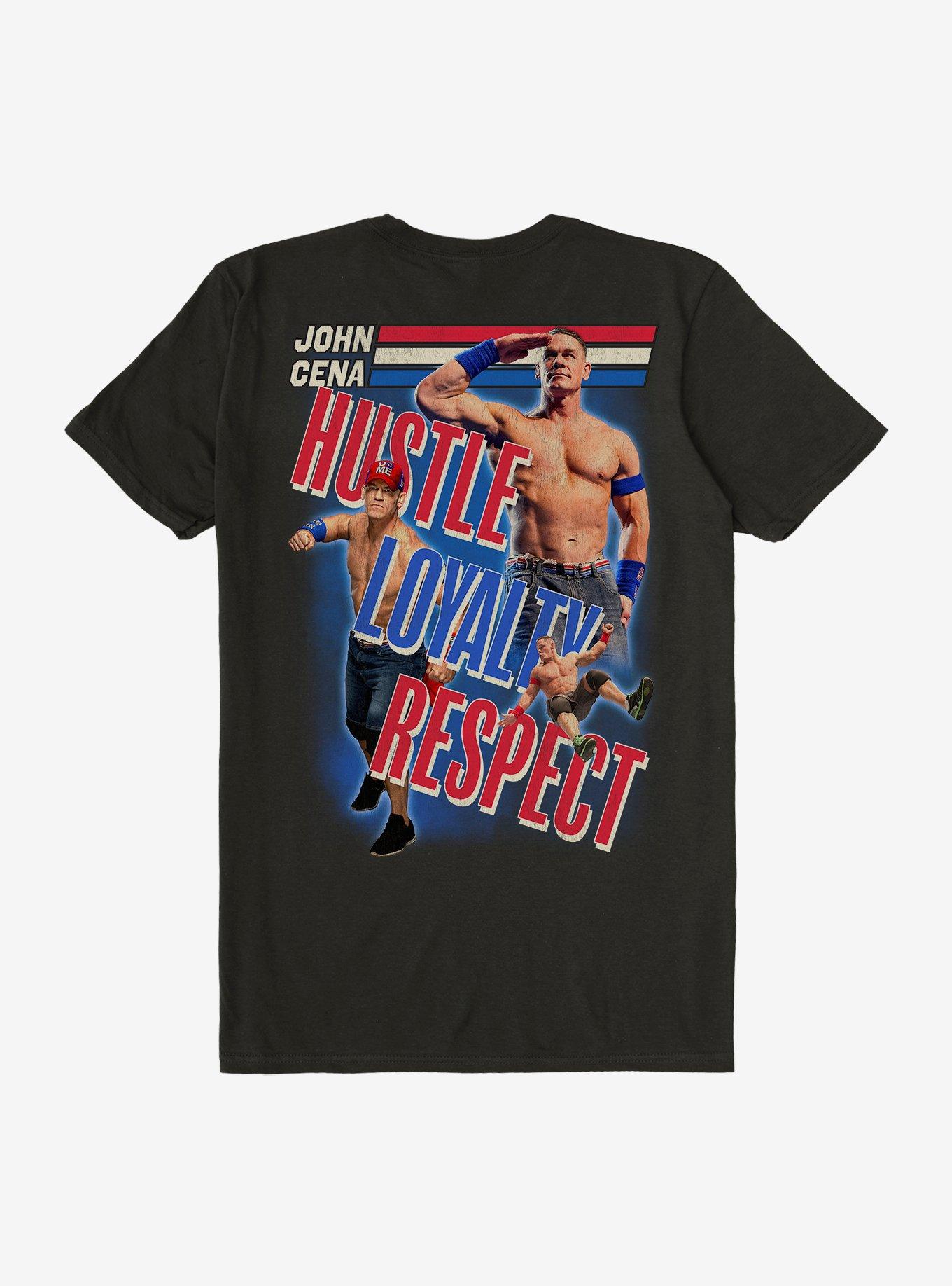 WWE John Cena Hustle Loyalty Respect Collage T-Shirt, , hi-res