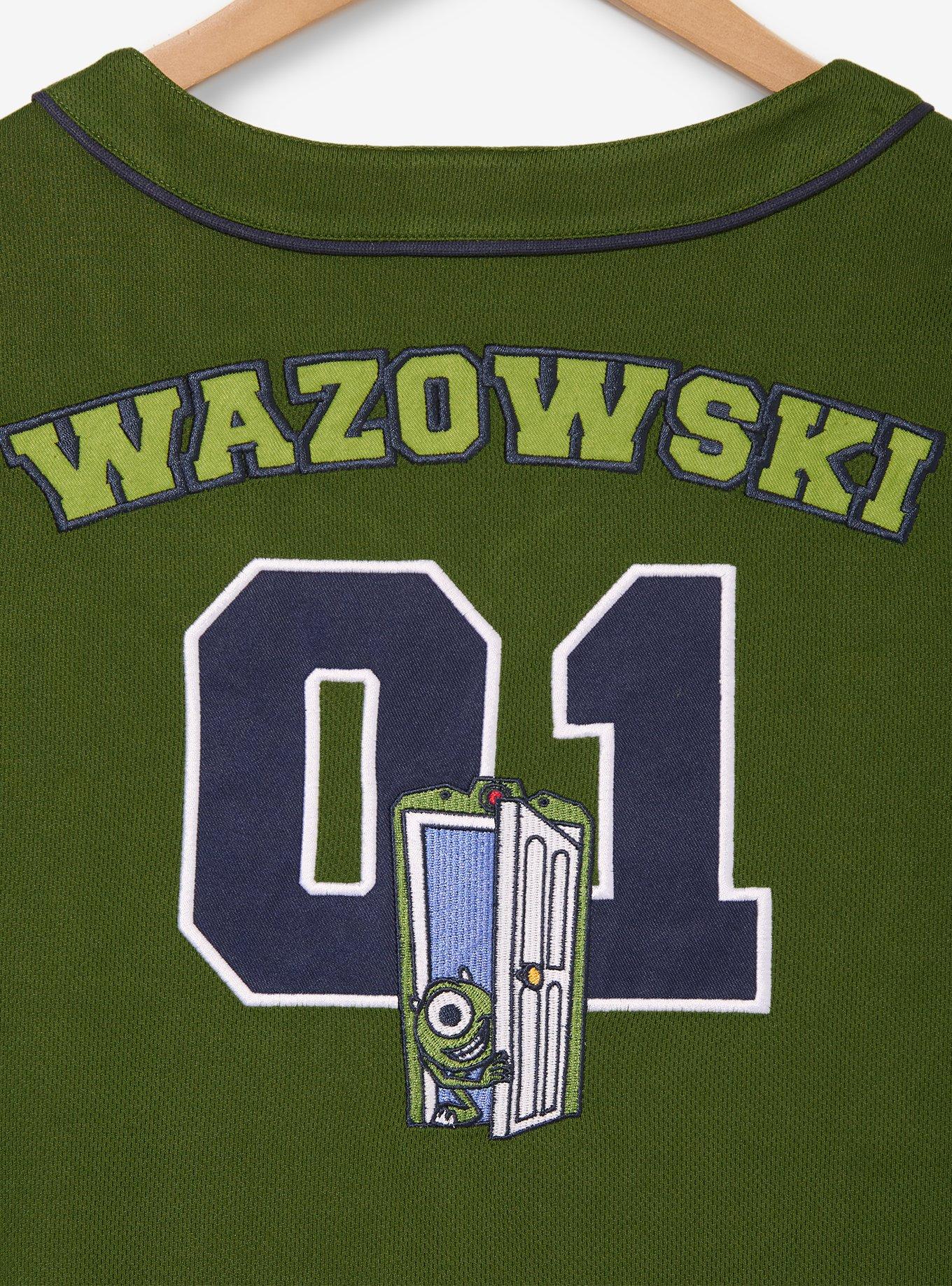 Disney Pixar Monsters, Inc. Mike Wazowski Women's Cropped Baseball Jersey - BoxLunch Exclusive, , alternate - view 4