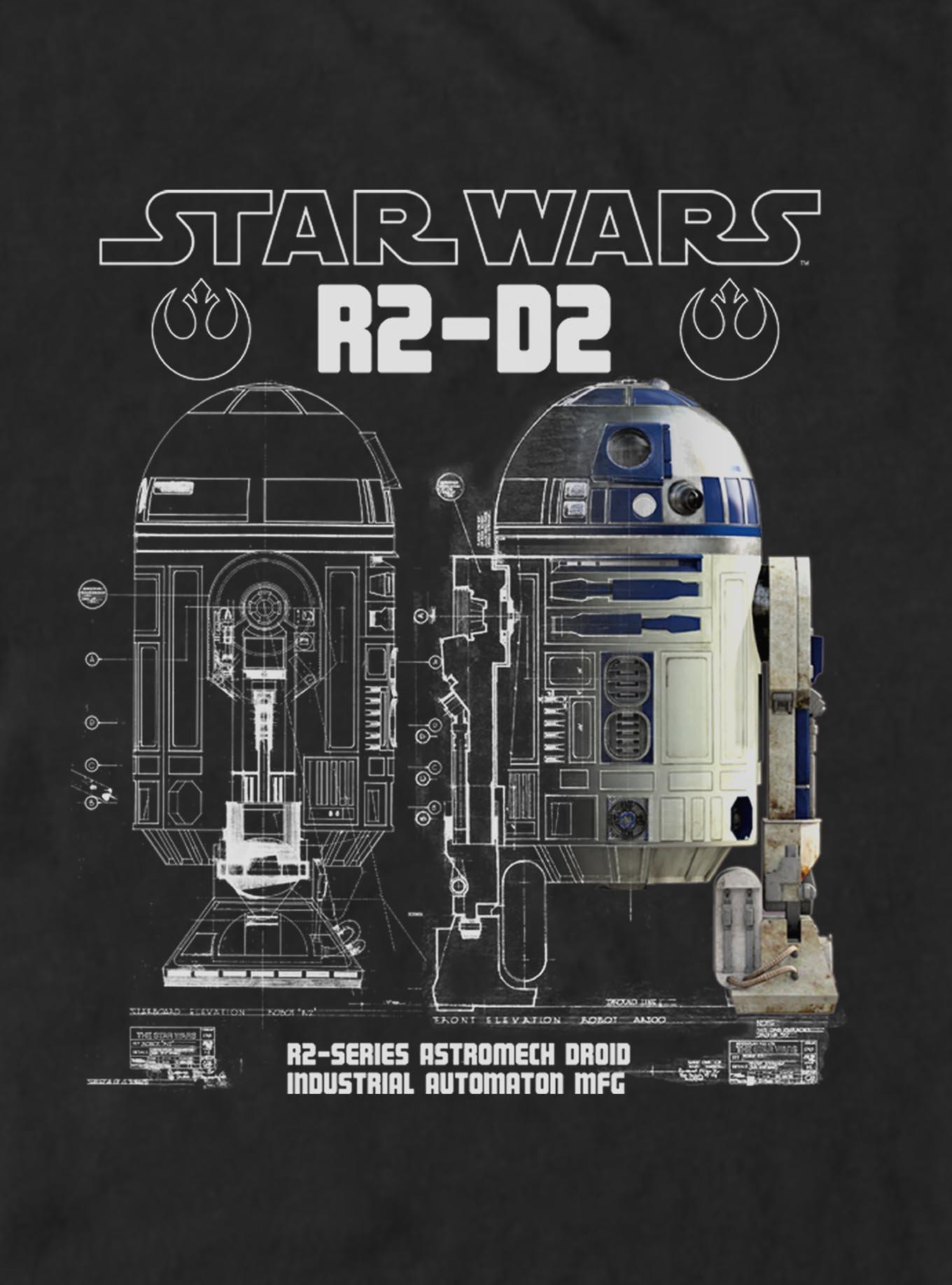 Star Wars R2-D2 Schematics T-Shirt, , hi-res