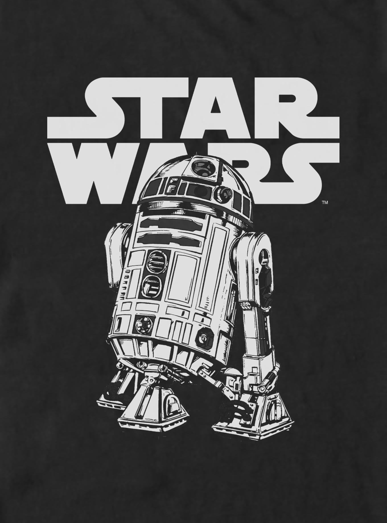 Star Wars Classic R2D2 T-Shirt, BLACK, alternate