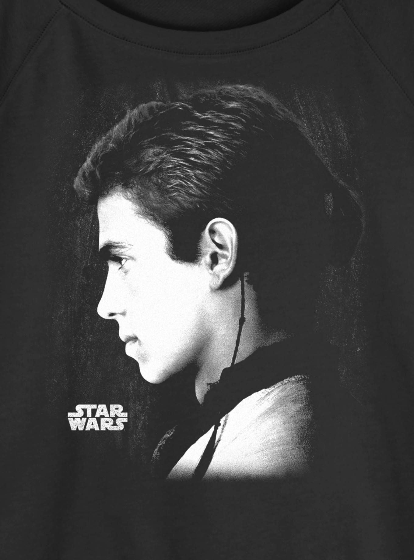 Star Wars Eternal Love Anakin Womens Slouchy Sweatshirt, BLACK, alternate - view 2