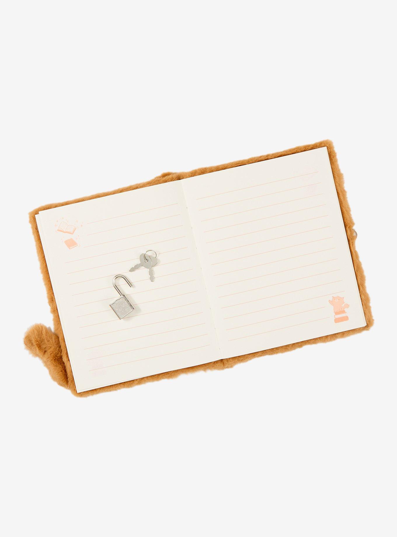 Harry Potter Crookshanks Plush Lock & Key Diary, , alternate - view 3
