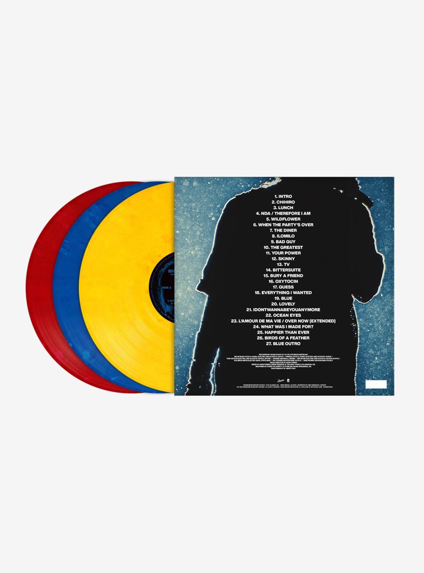 Billie Eilish Hit Me Hard And Soft: The Tour (Live) (Blue Yellow & Red) Triple Vinyl LP, , hi-res