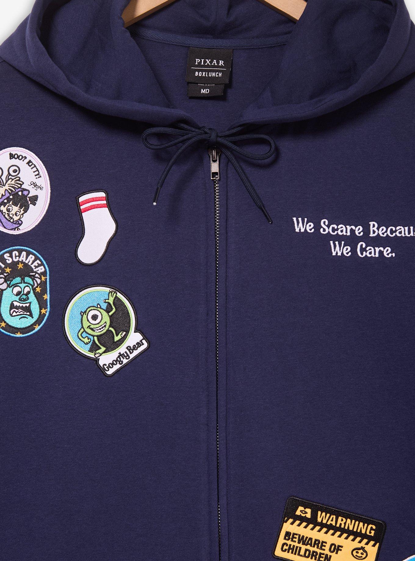 Disney Pixar Monsters, Inc. Zippered Hoodie - BoxLunch Exclusive, NAVY, alternate - view 3