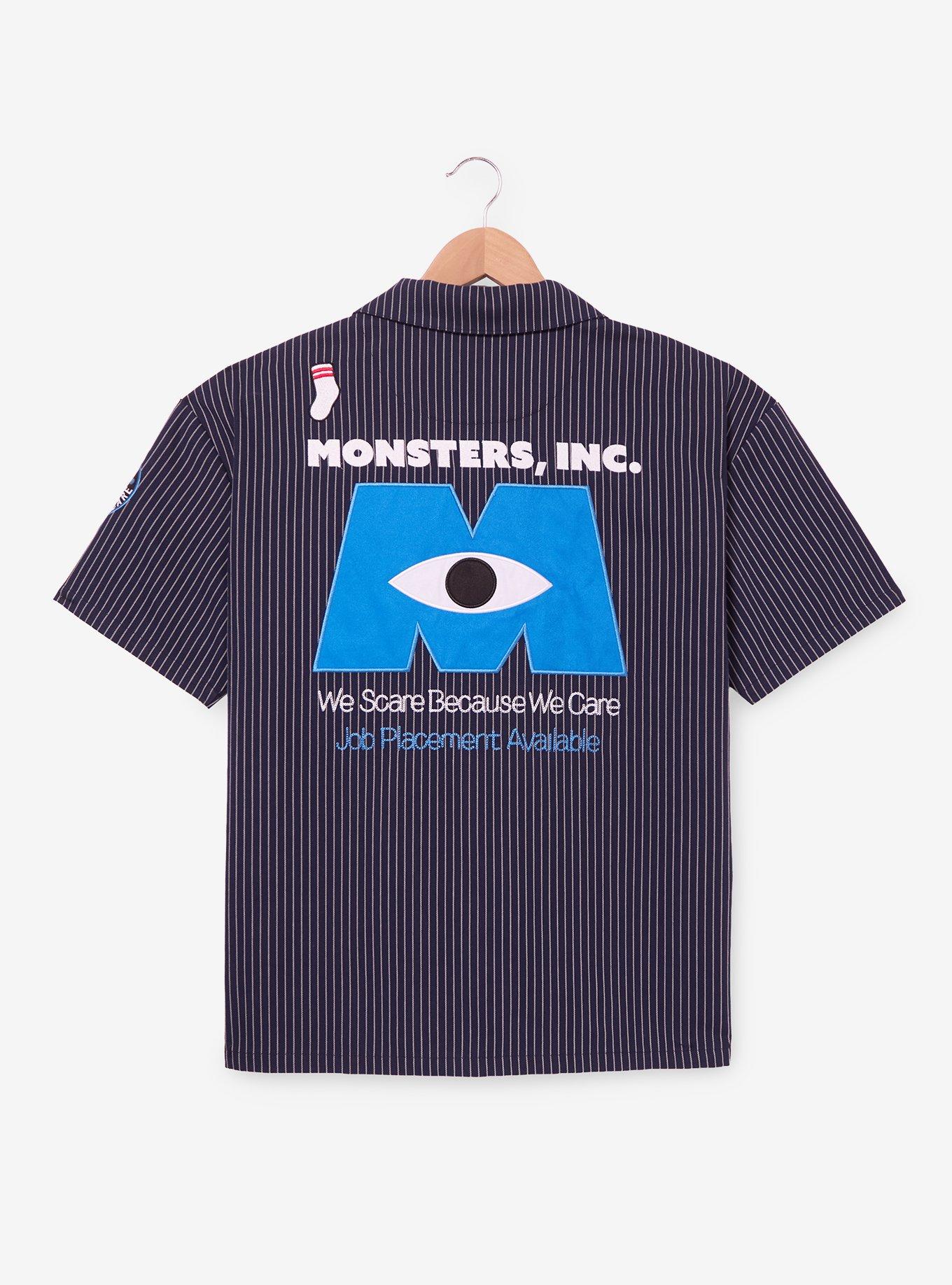 Disney Pixar Monsters, Inc. Sulley Striped Mechanic Woven T-Shirt - BoxLunch Exclusive