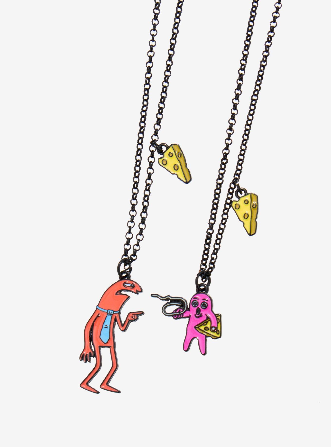 Smiling Friends Alan & Bliblies Best Friend Necklace Set, , alternate - view 3