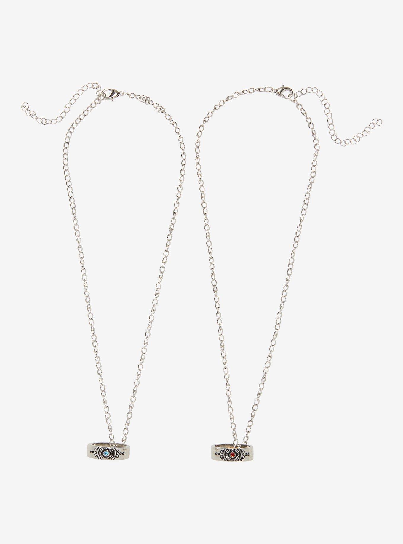 Puella Magi Madoka Magica Sayaka & Kyoko Soul Gem Best Friend Necklace Set, , hi-res
